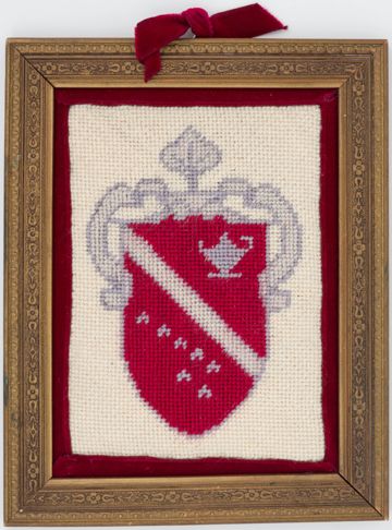 Alpha Phi Crest Cross Stitch
