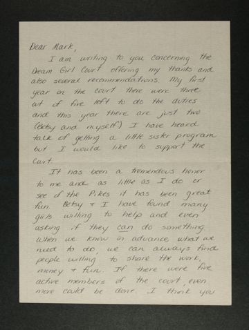 Ann to Mark Eppes Letter, 1970s