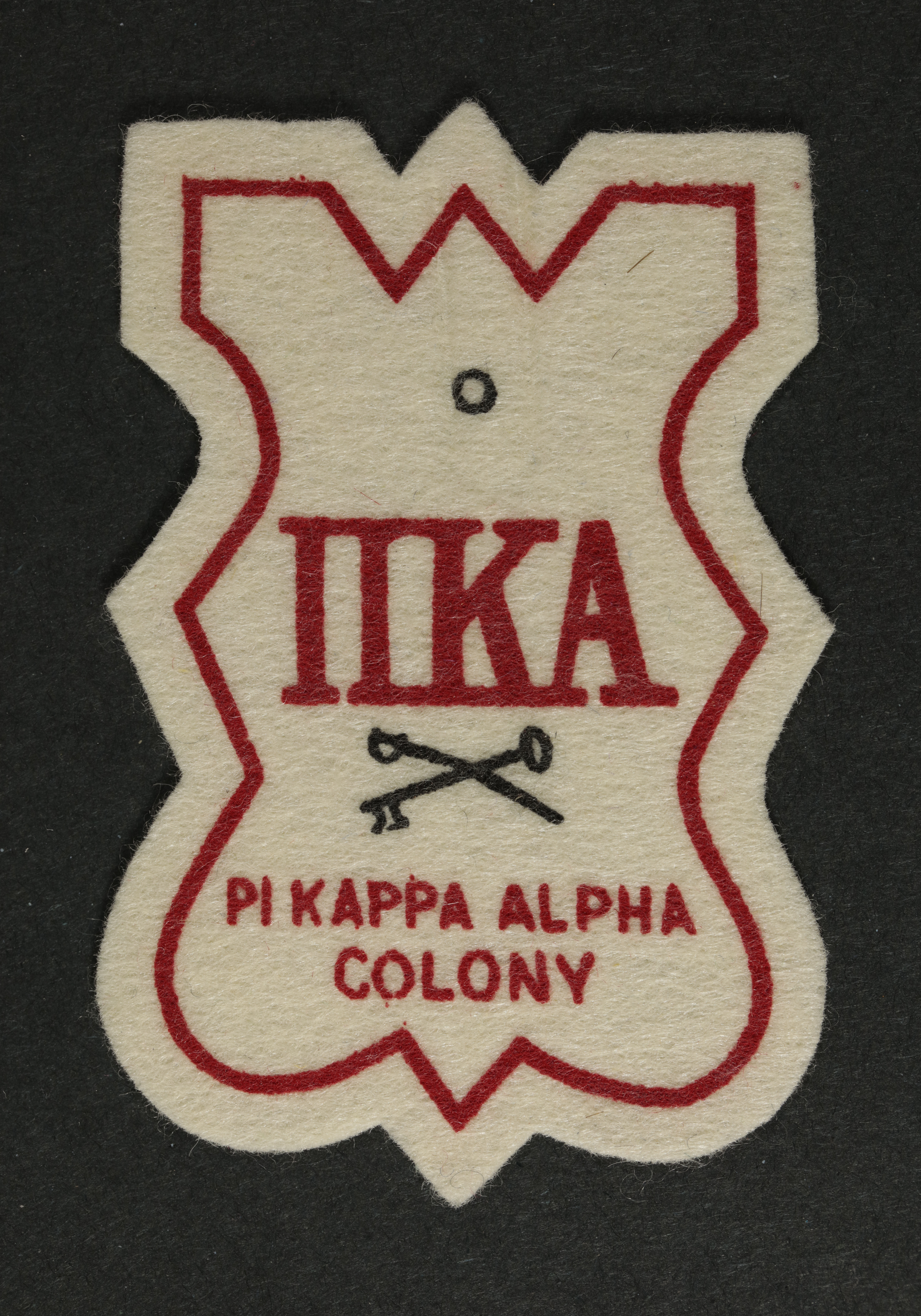 Epsilon Upsilon Colony Felt Patch, c. 1962