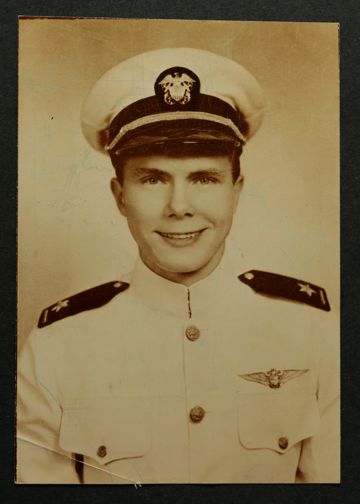 Jack Wilson in Navy Uniform Photograph, c. 1940-1942