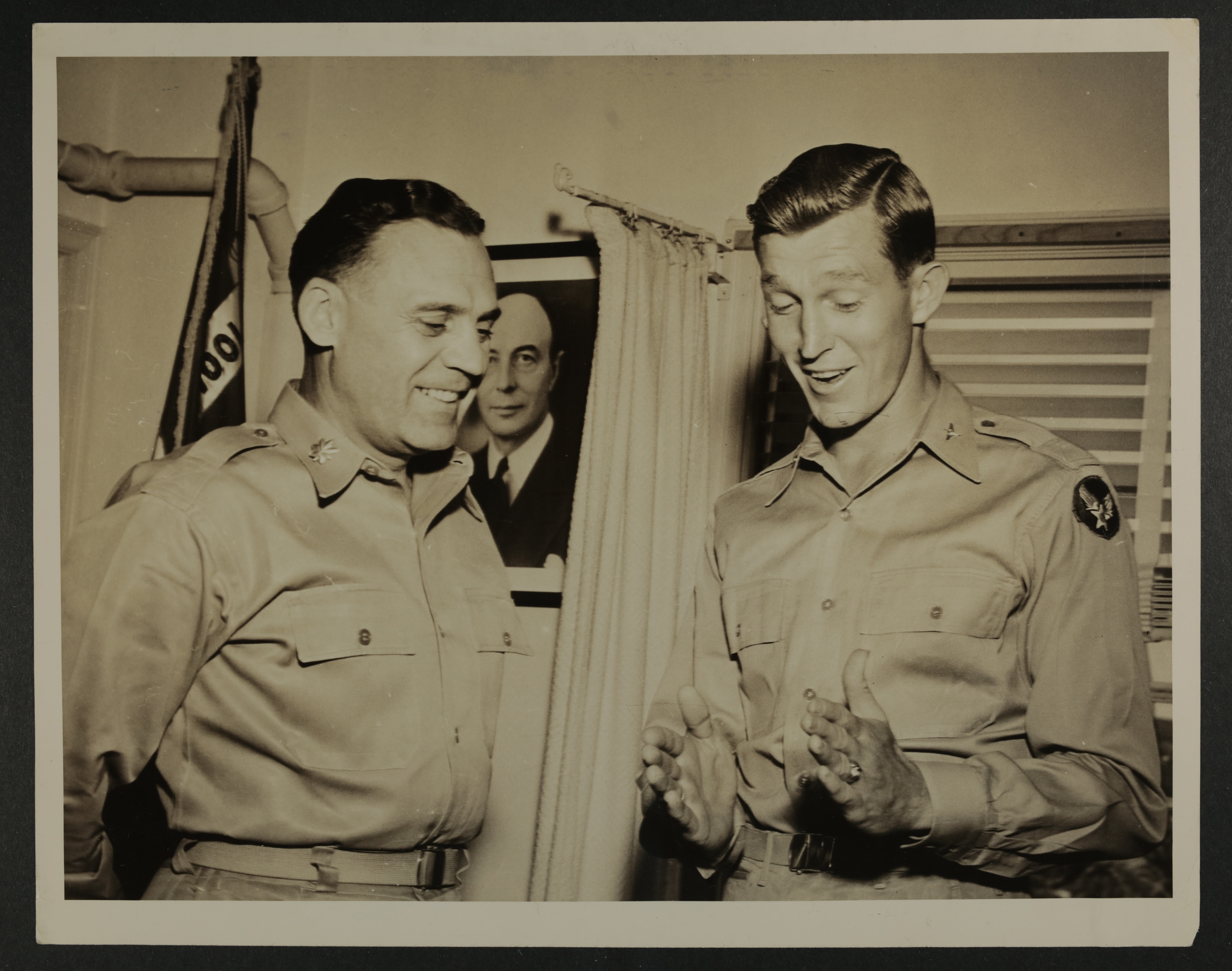 Glenn Dobbs Jr. and Donald G. Storck Photograph