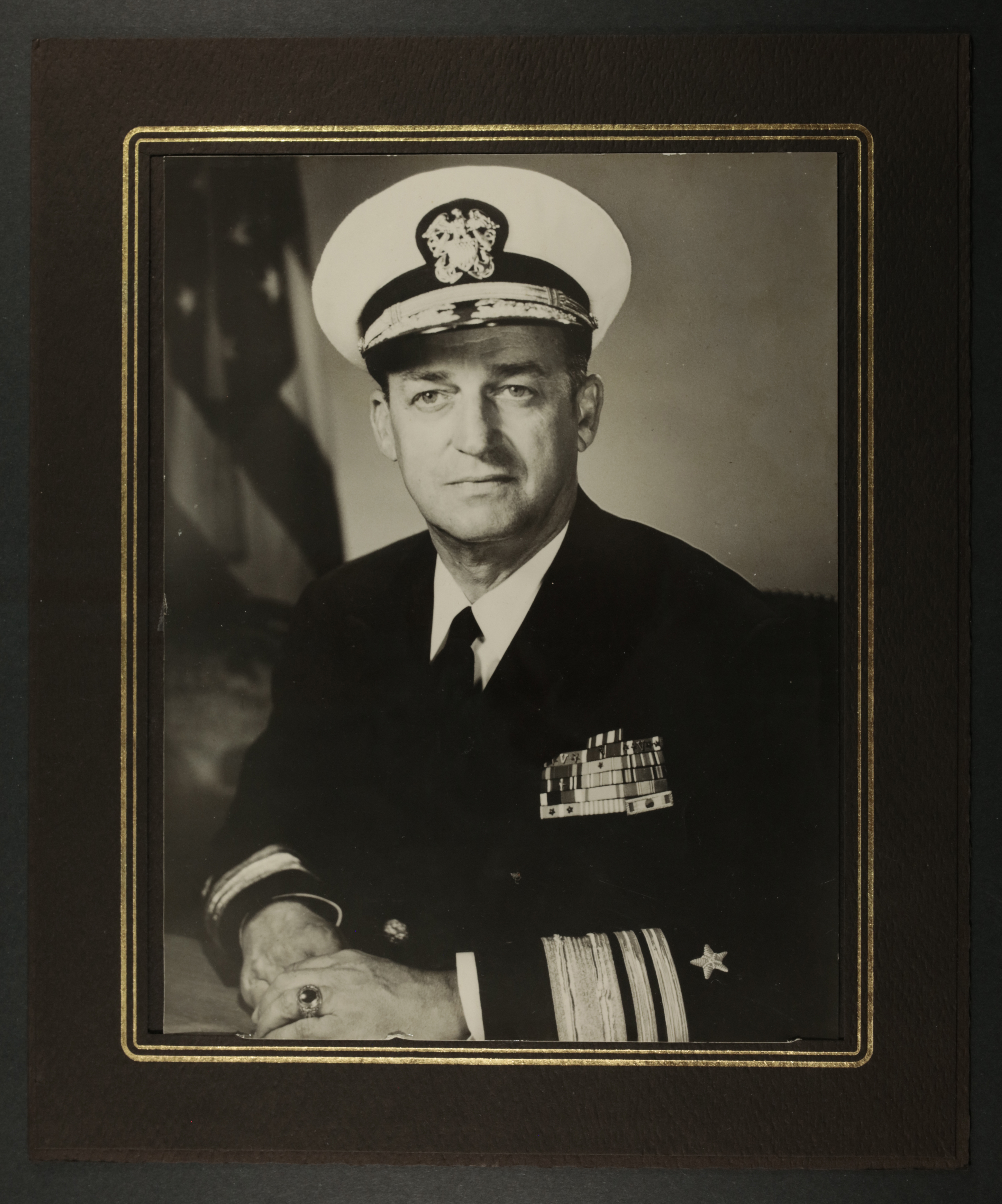 Admiral Charles L. Melson Portrait Photograph