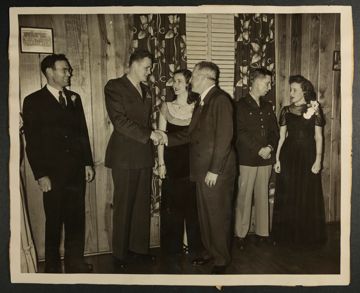 Louis Wilson Receiving Honor Photograph, c. 1946