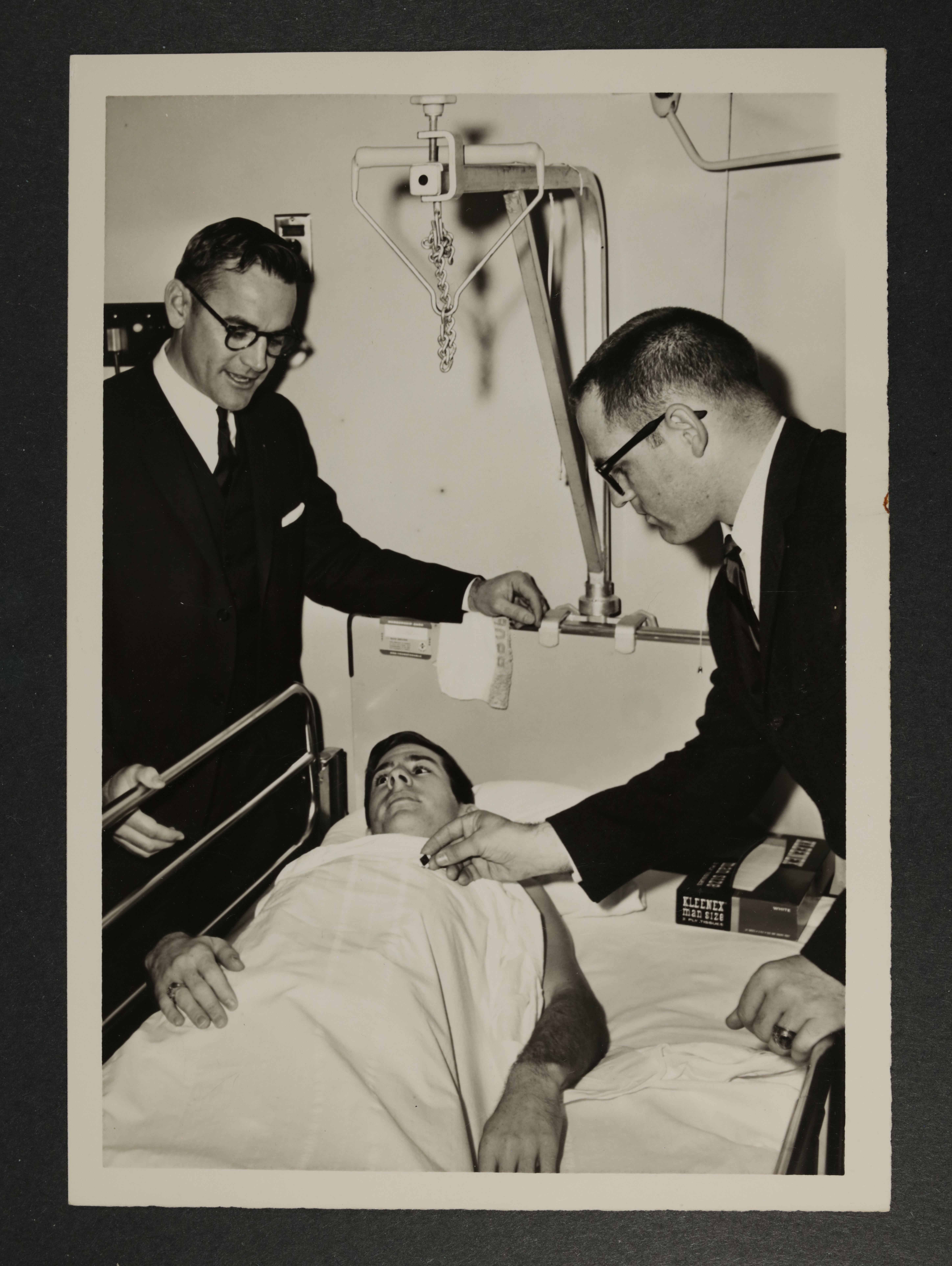 Carl Hutto Being Installed at Southwestern Memorial Hospital Photograph, May 15, 1965