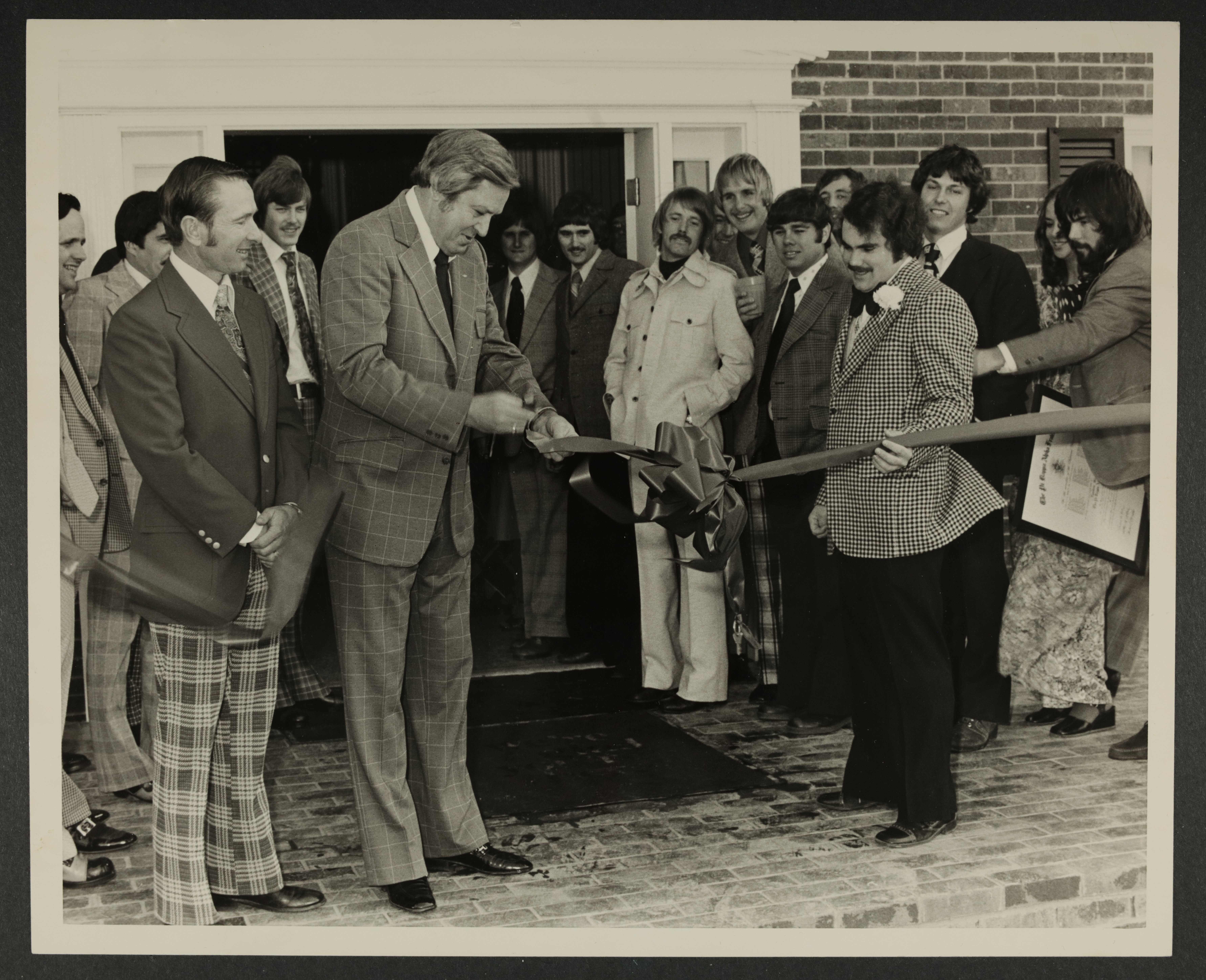 Dedication of Epsilon Sigma Chapter House Photograph, 1974