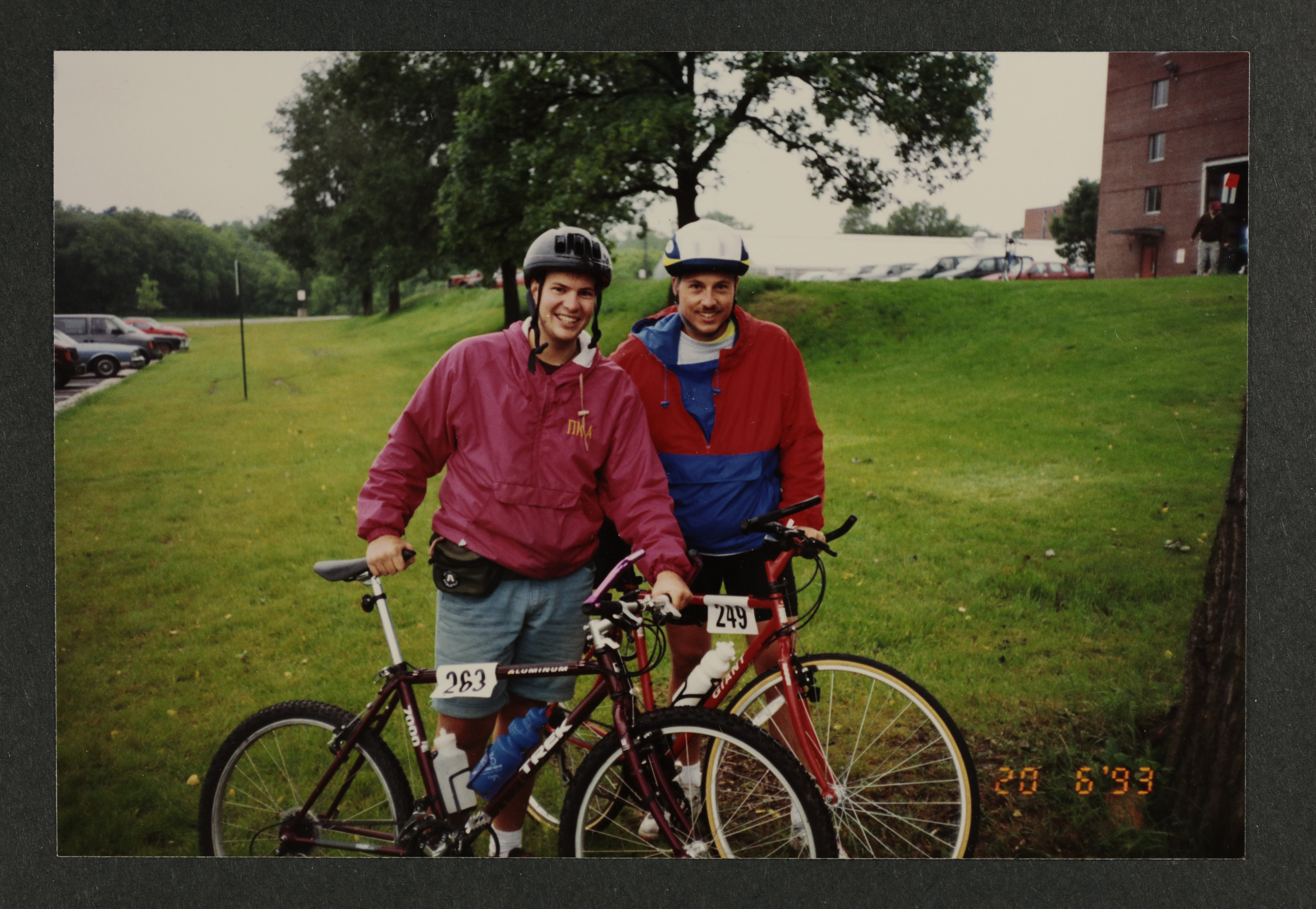 Troy Dunavan and Jason Karsky With Bicycles Photograph, June 20, 1993