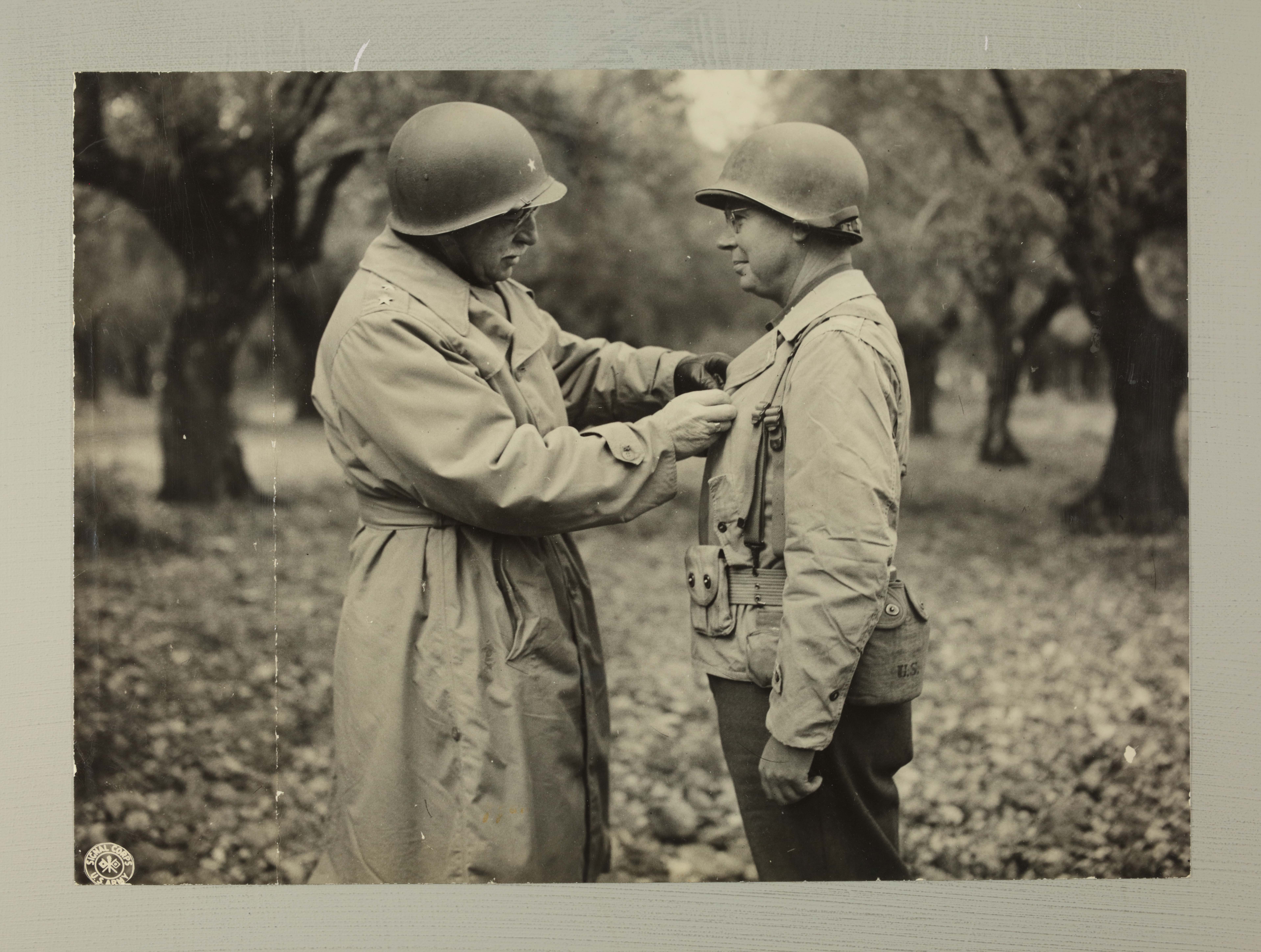 Thomas Green Receiving Legion of Merit Photograph, 1940s