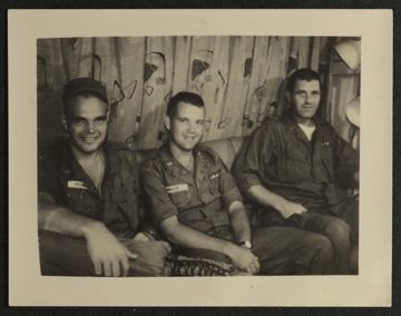 Paul Eklund and Others Aboard the USS Henry County Photograph, September 25, 1965