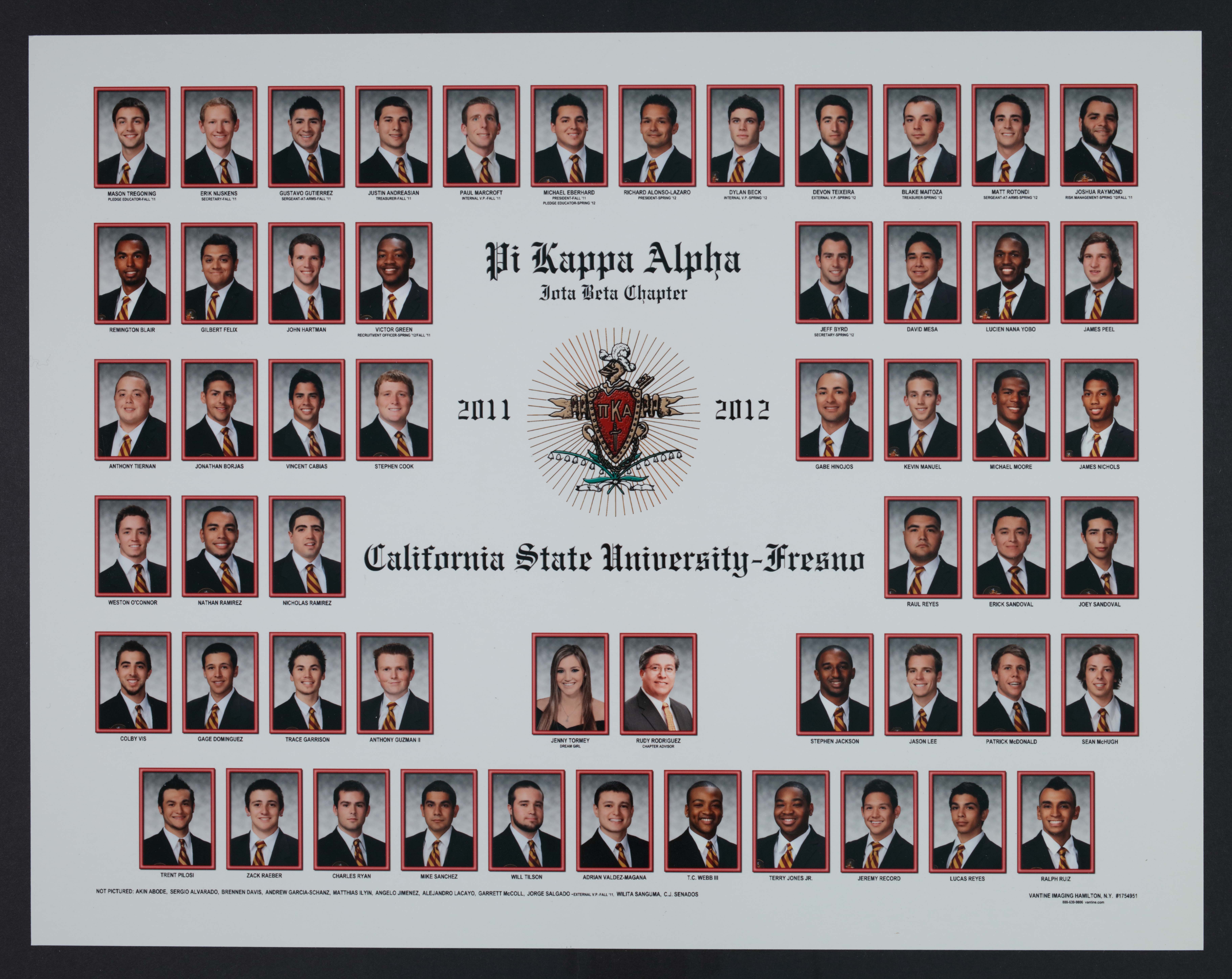 Iota Beta Chapter Composite Photograph, 2011-2012