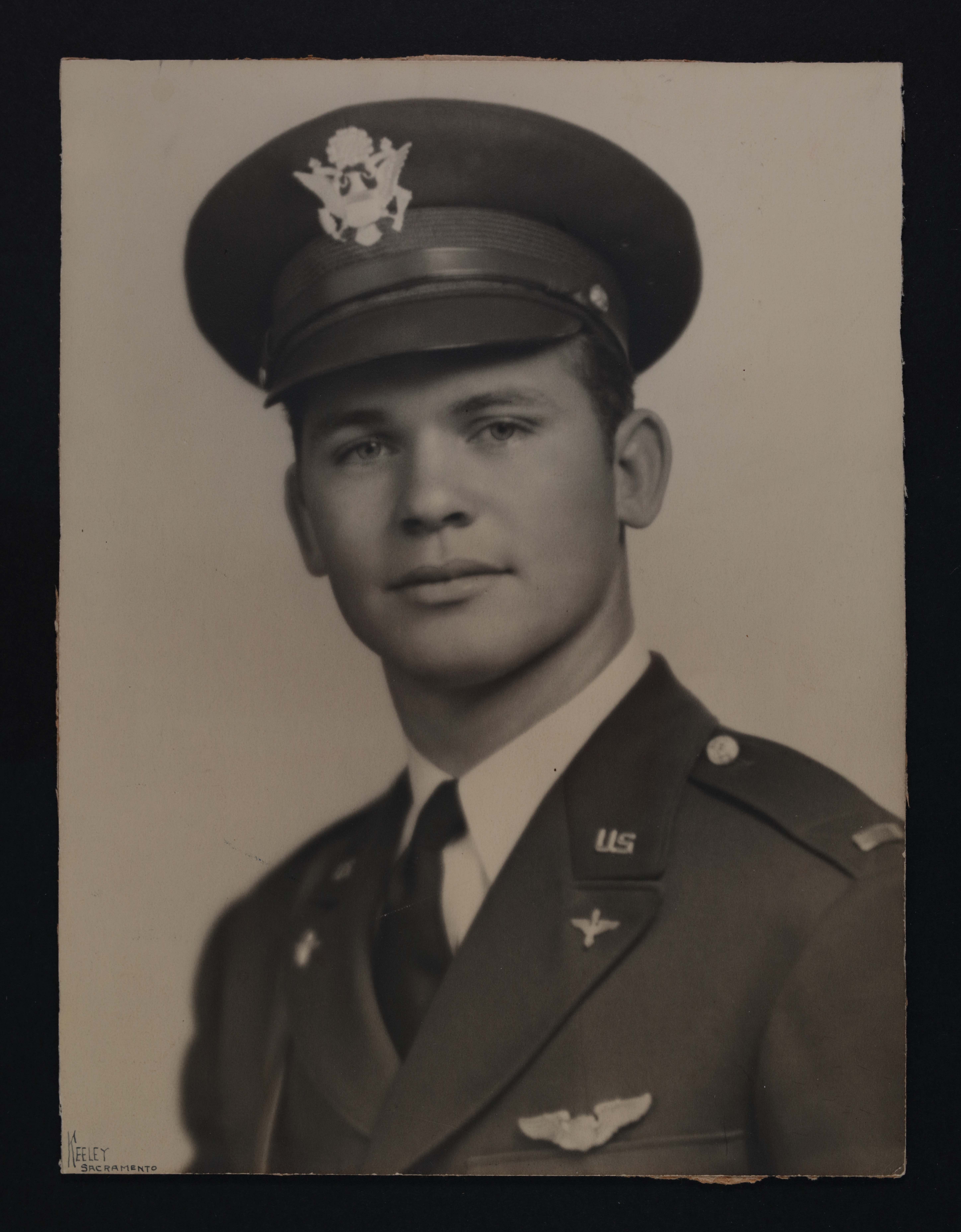 Jean Jackson in Air Force Uniform Photograph, c. 1940-1942