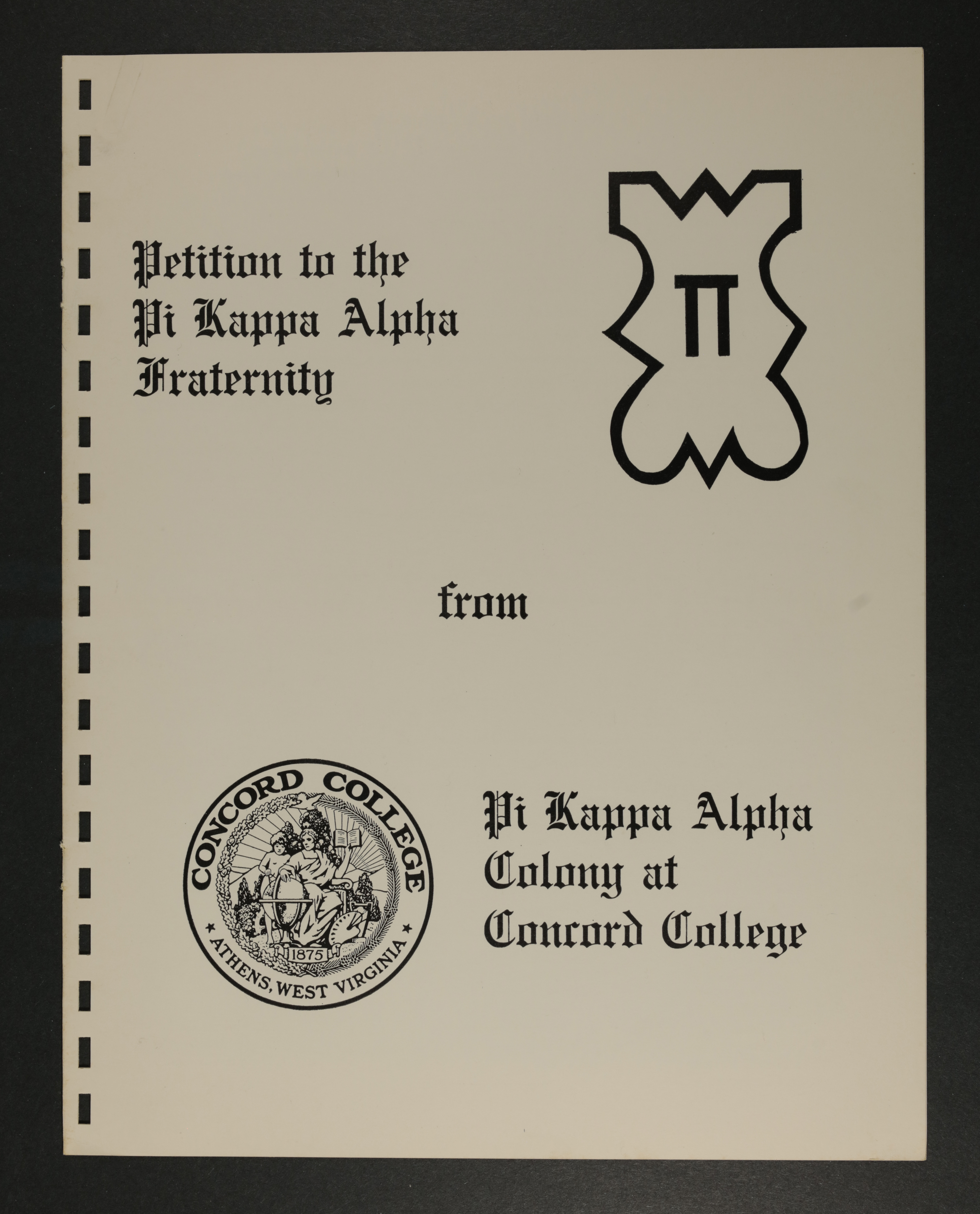 Concord College Colony Petition, c. 1968