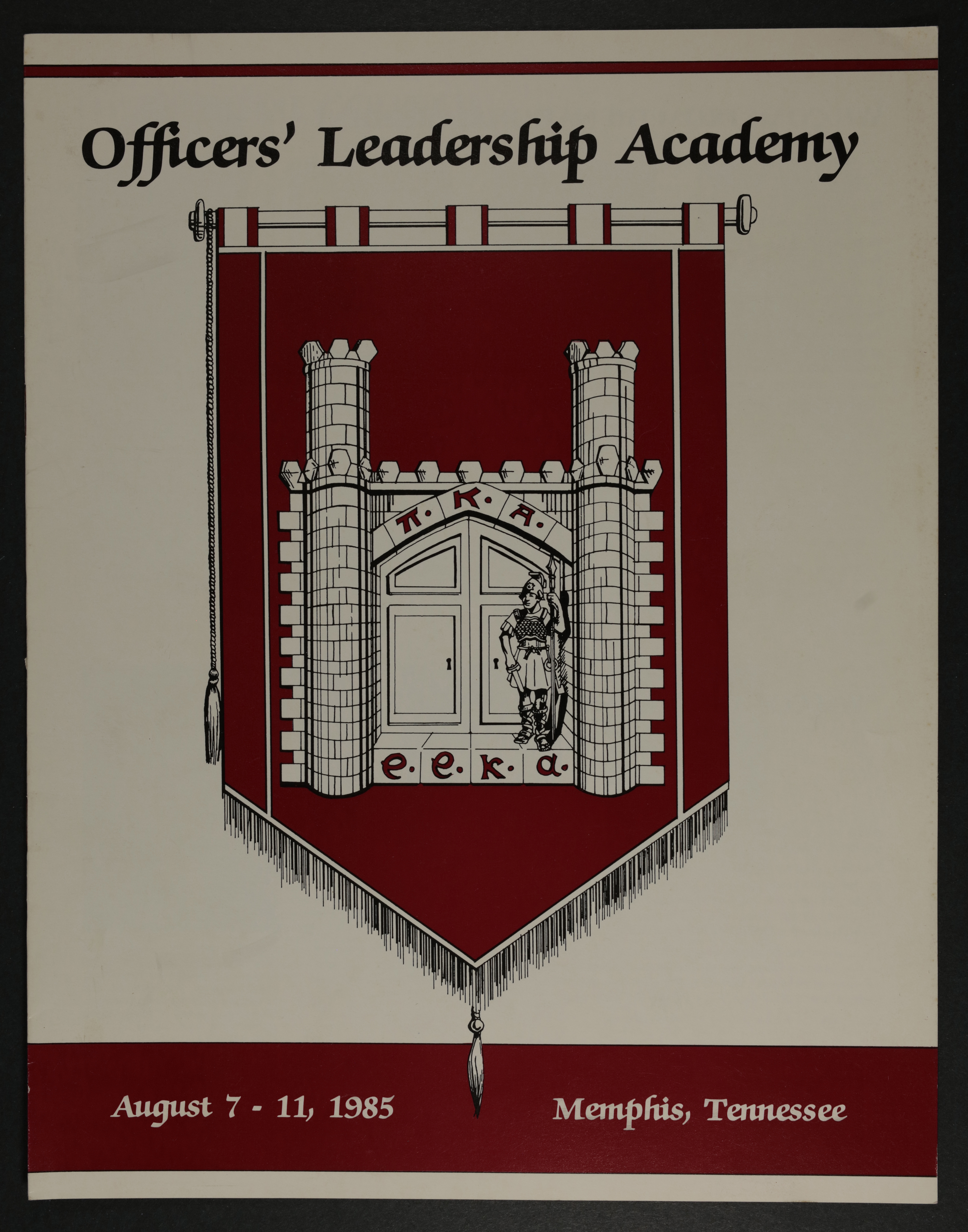 Officers' Leadership Academy Program, August 7-11, 1985