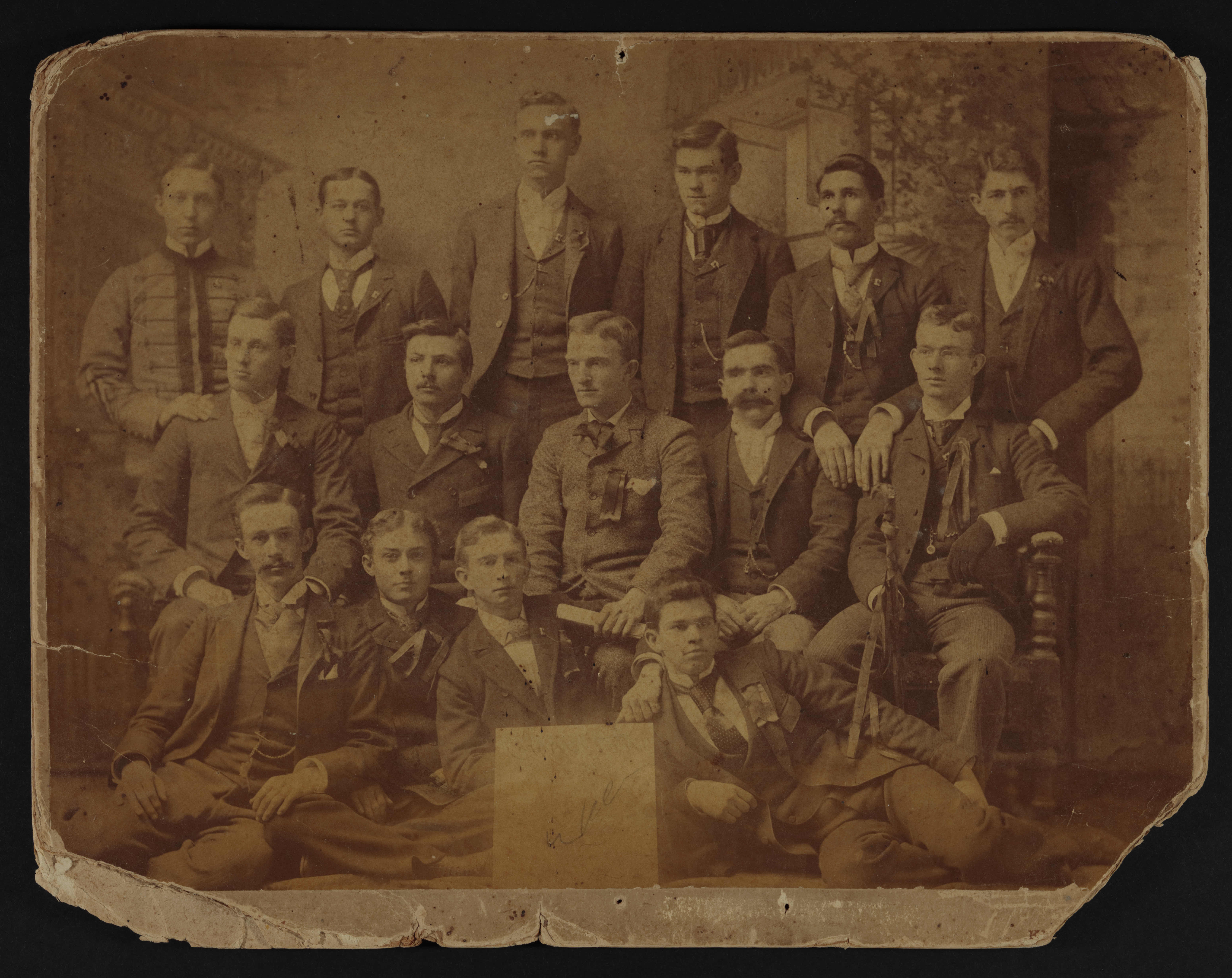 Group of 15 at Knoxville Convention Cabinet Card, December 21-23,1892