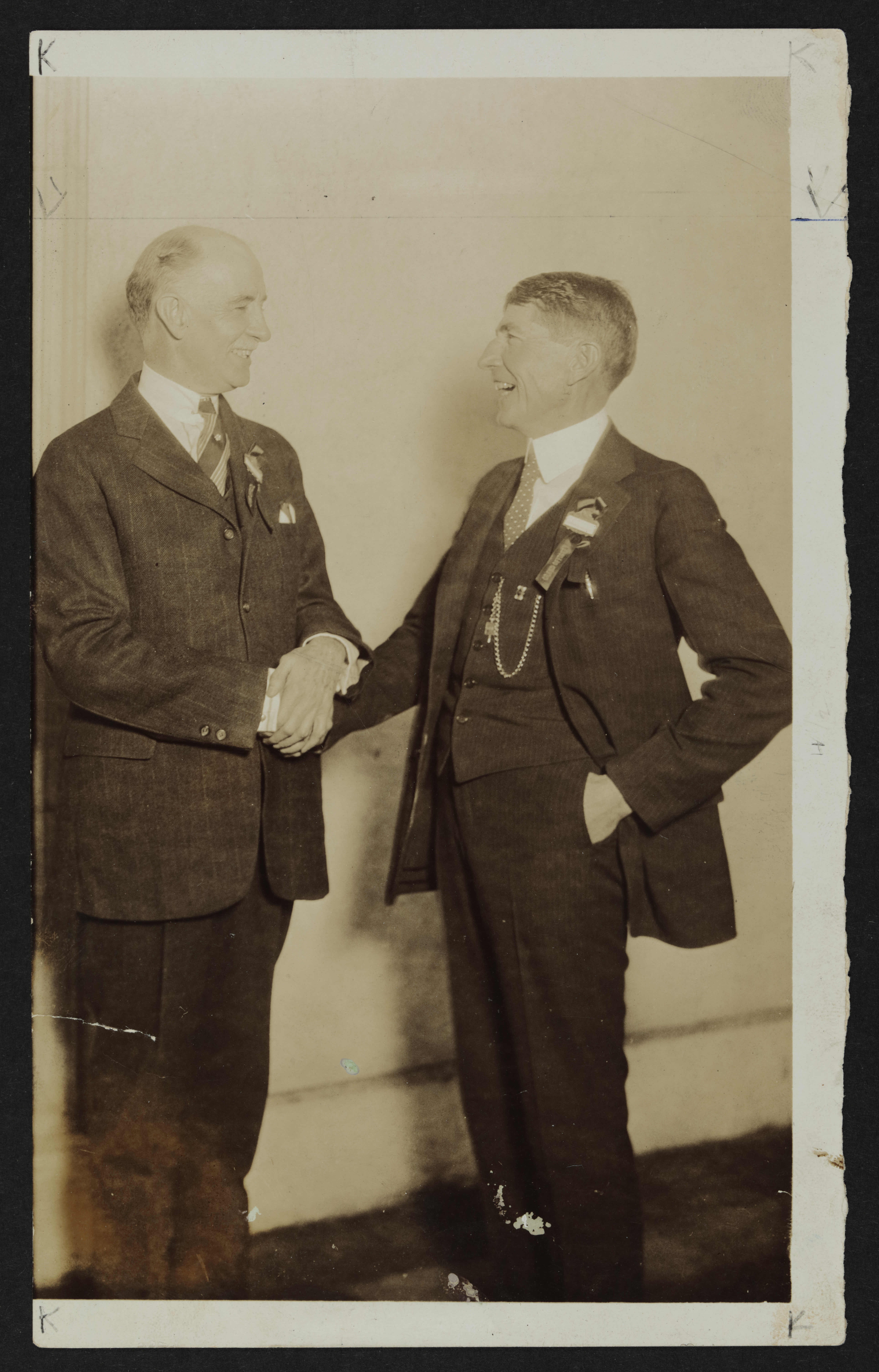 Robert Smythe and Howard Arbuckle Jr. at Convention Photograph, December 1926