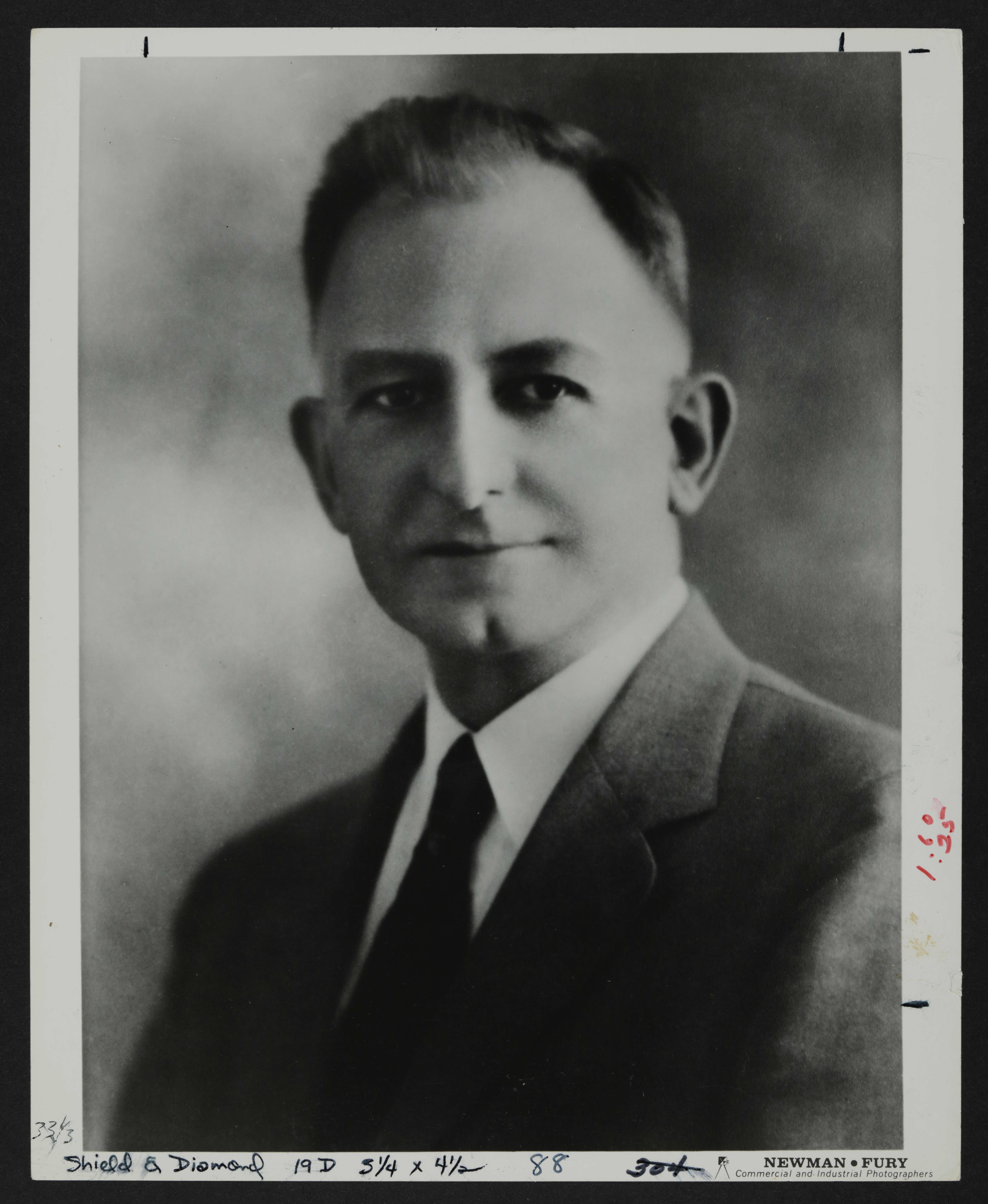 John Shaw Foster Photograph, 1888