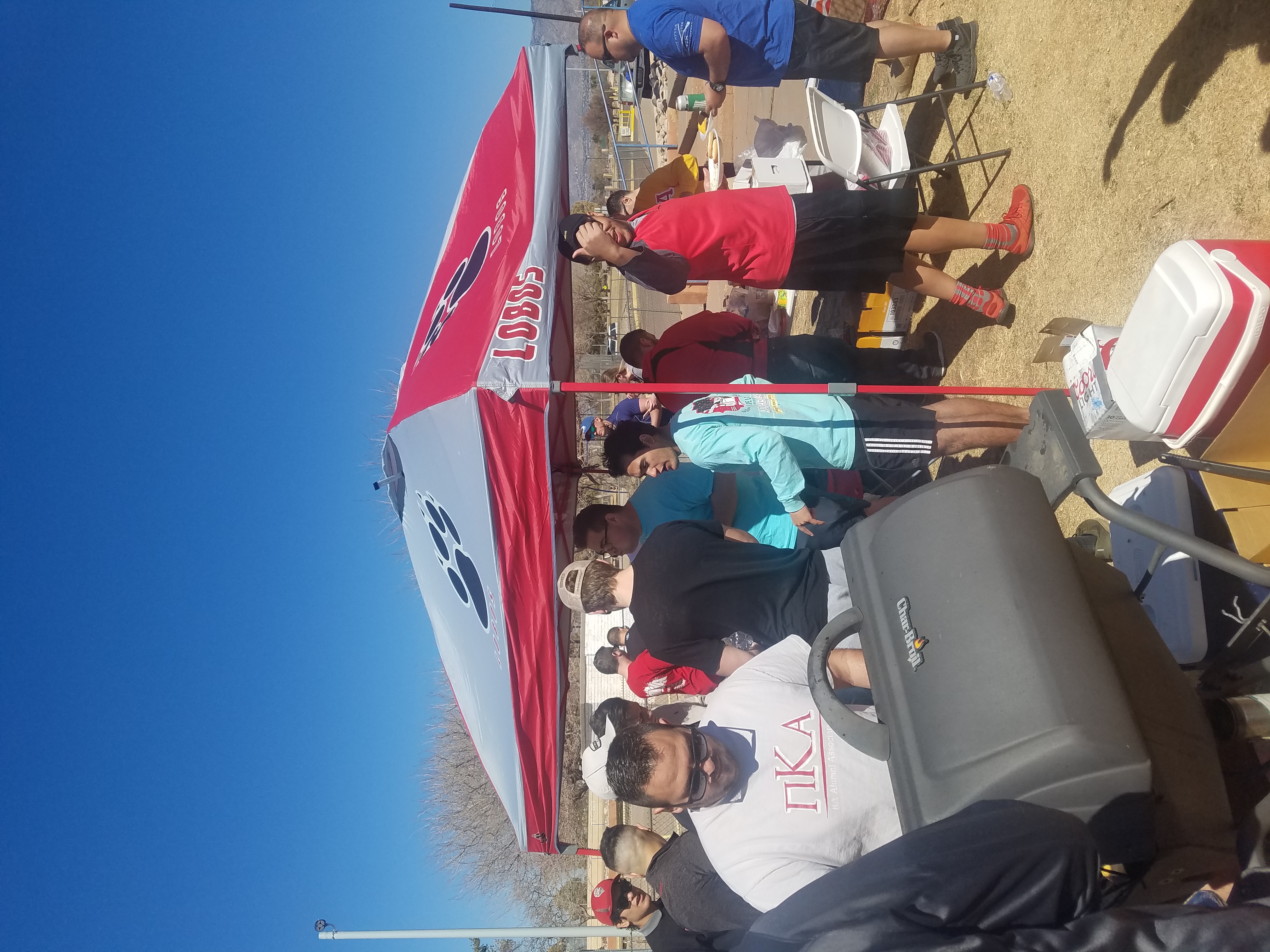 Beta Delta Chapter Members Gather for a Cookout Photograph, 2018