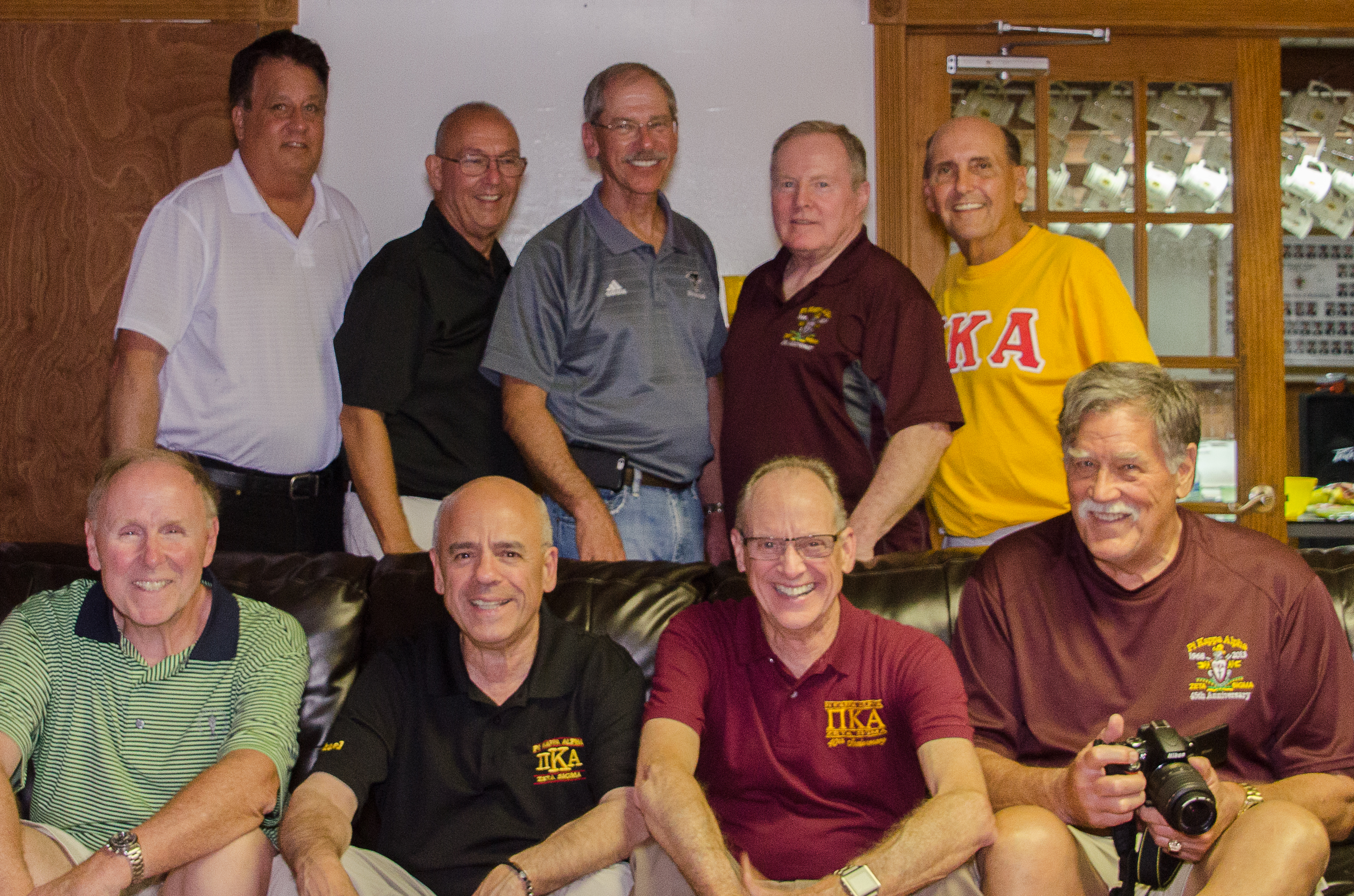 Nine Alumni at the Zeta Sigma Alumni Association Founders' Day Celebration Photograph, 2018