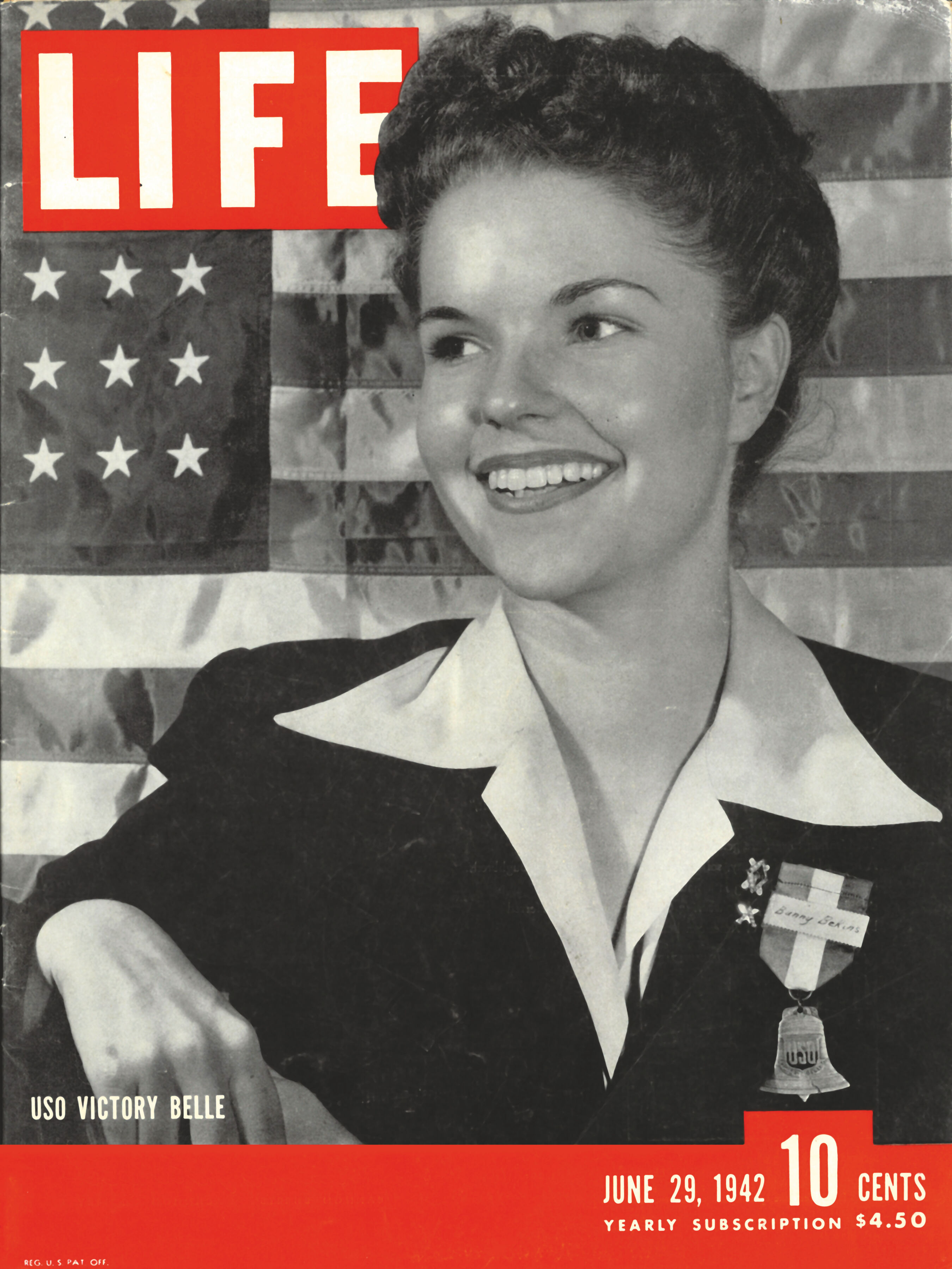 USO Victory Belle TIME Magazine Cover Poster, June 10, 1942