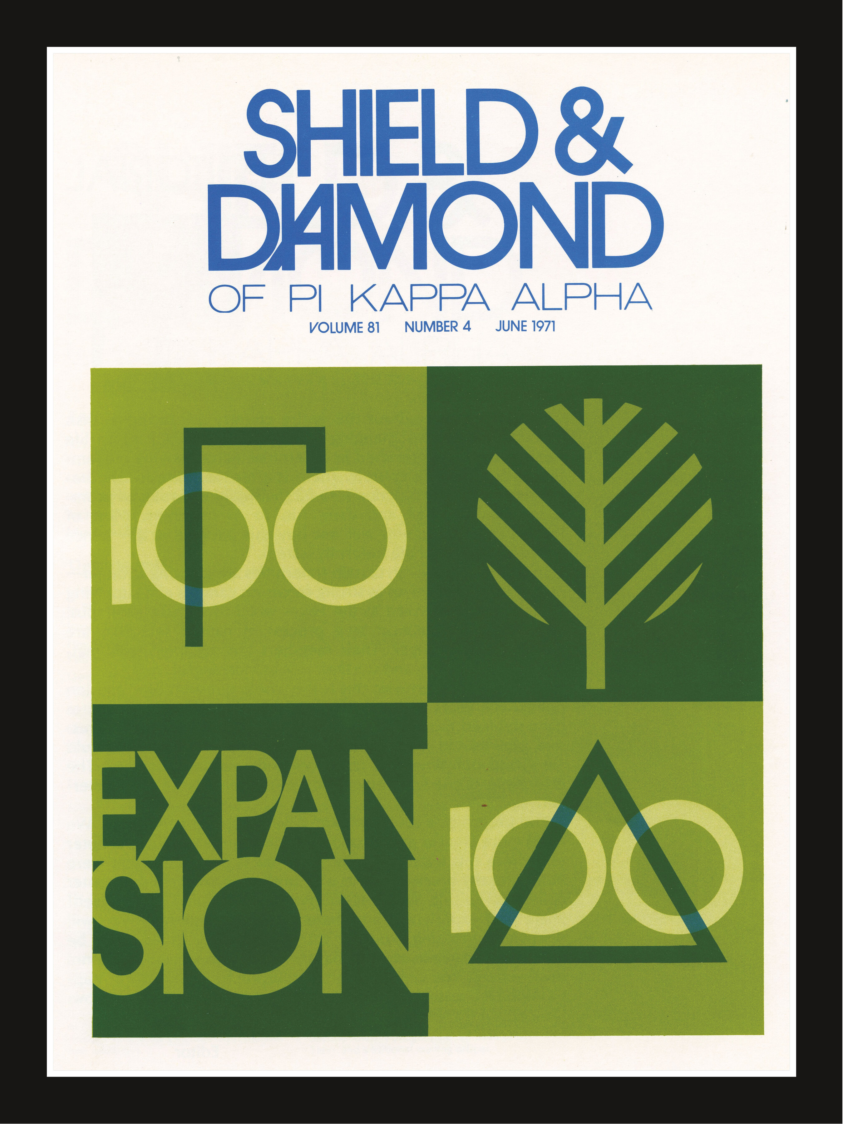 The Shield and Diamond Vol. 81, No. 4 Poster, June 1971