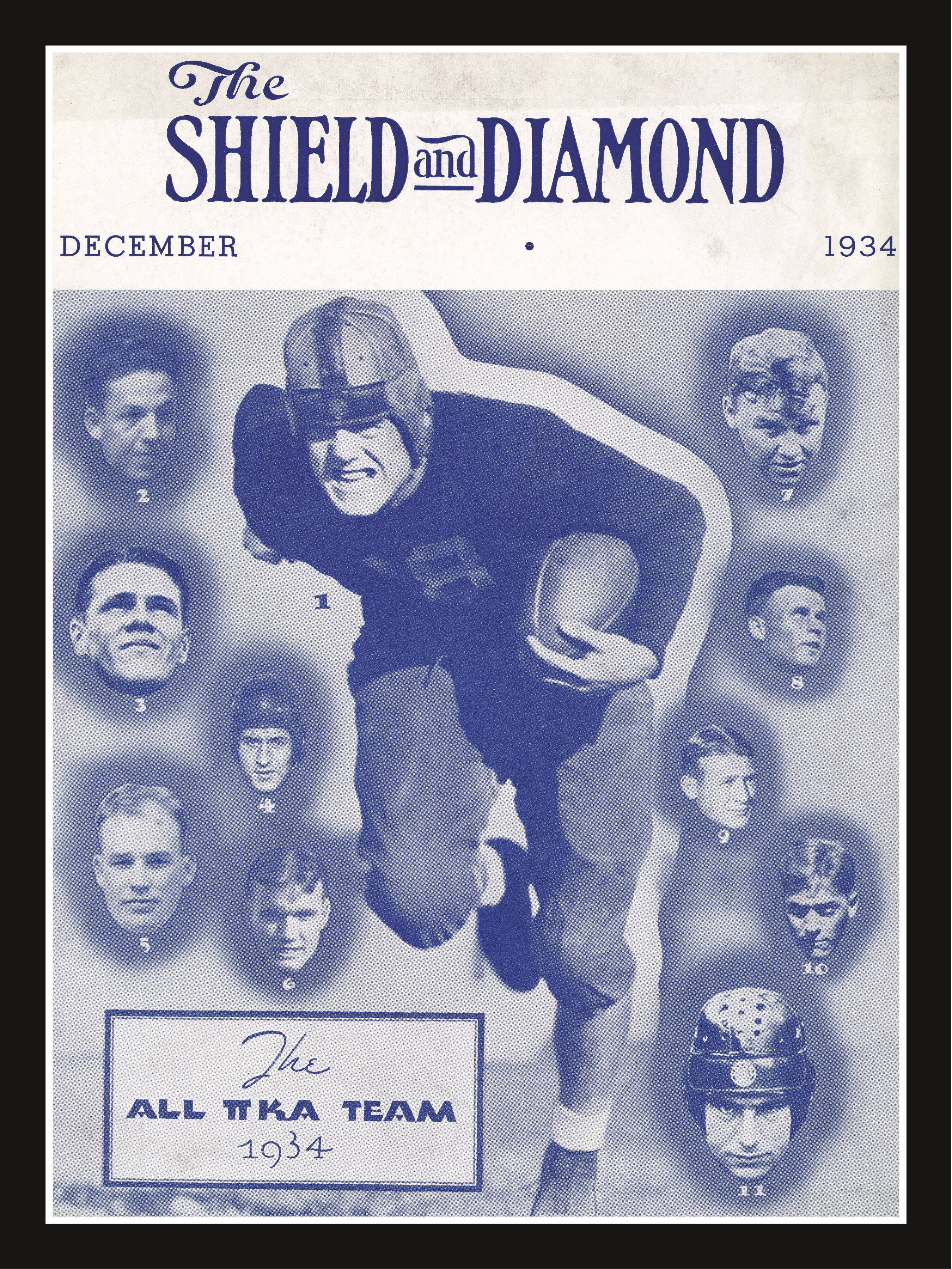The Shield and Diamond Football Cover Poster, December 1934