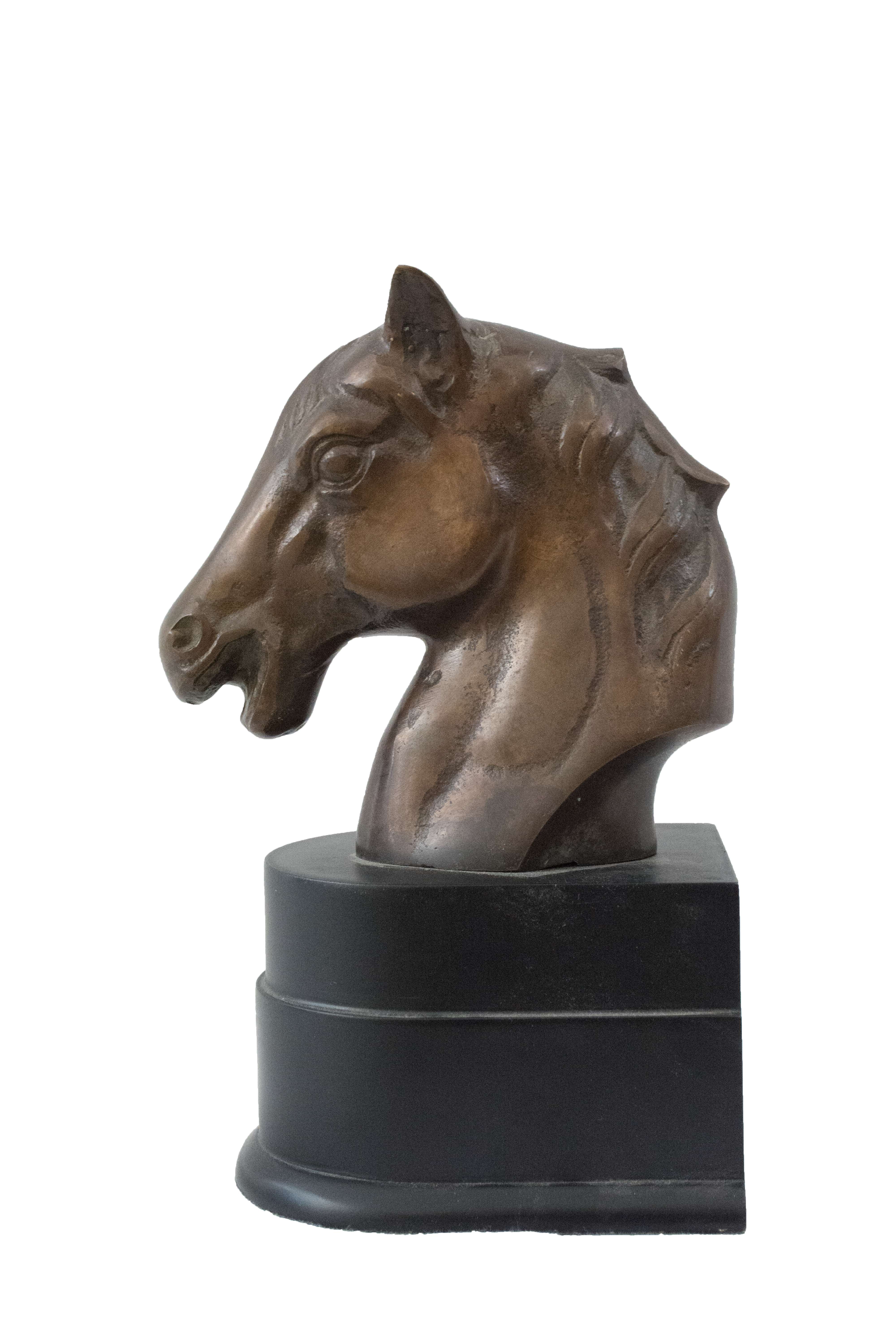 Black Knight Chess Piece