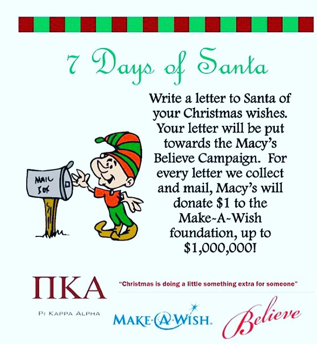 Seven Days of Santa Event Advertisement