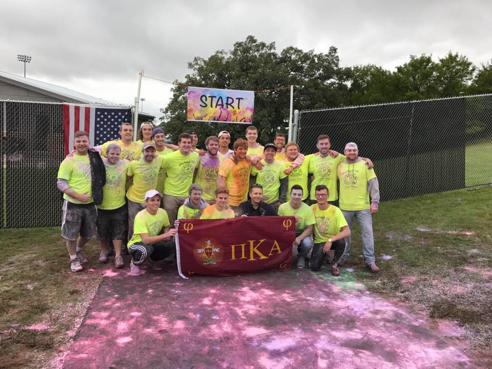 Kappa Omega Chapter Members Participate in the Color Run Photograph