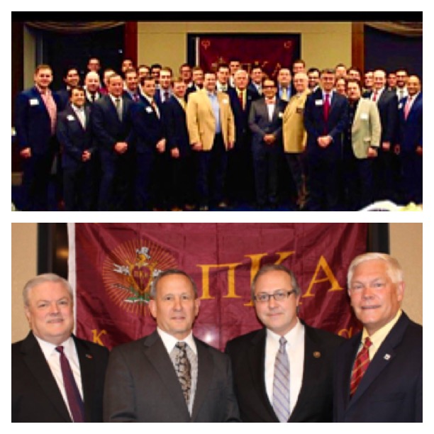 Lambda Rho Alumni Gather At An Event Photograph