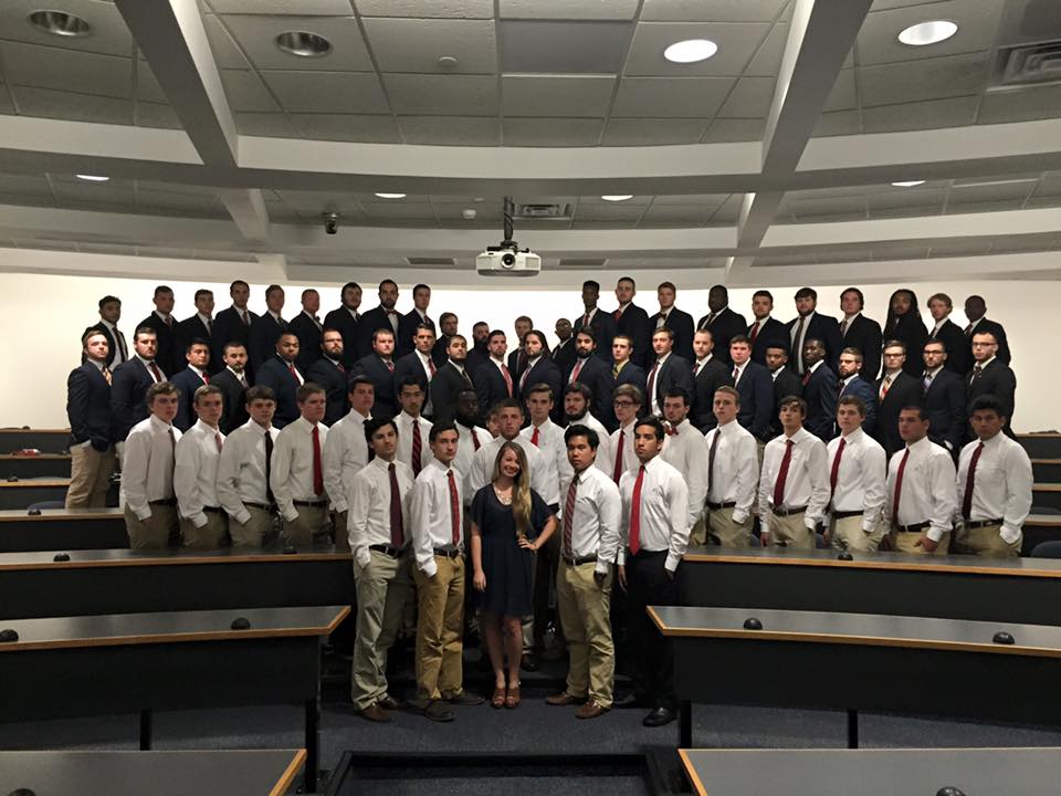 Zeta Iota Chapter Members and Their Dream Girl Photograph