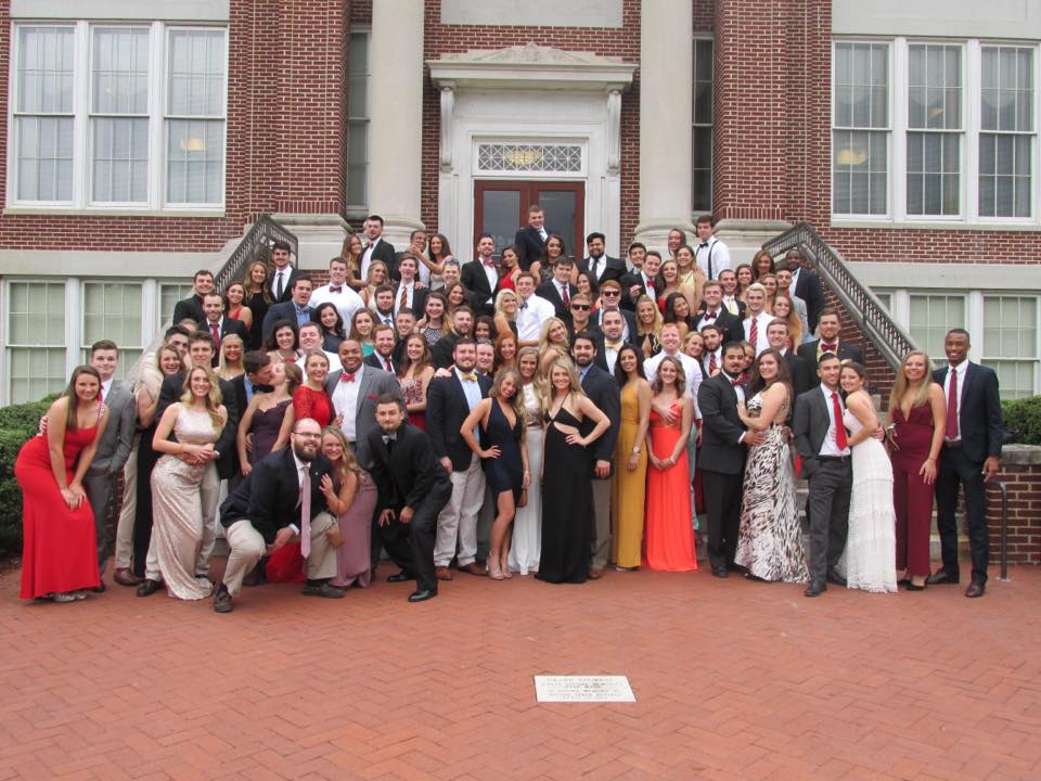 Zeta Iota Chapter Members and Their Formal Dates Photograph