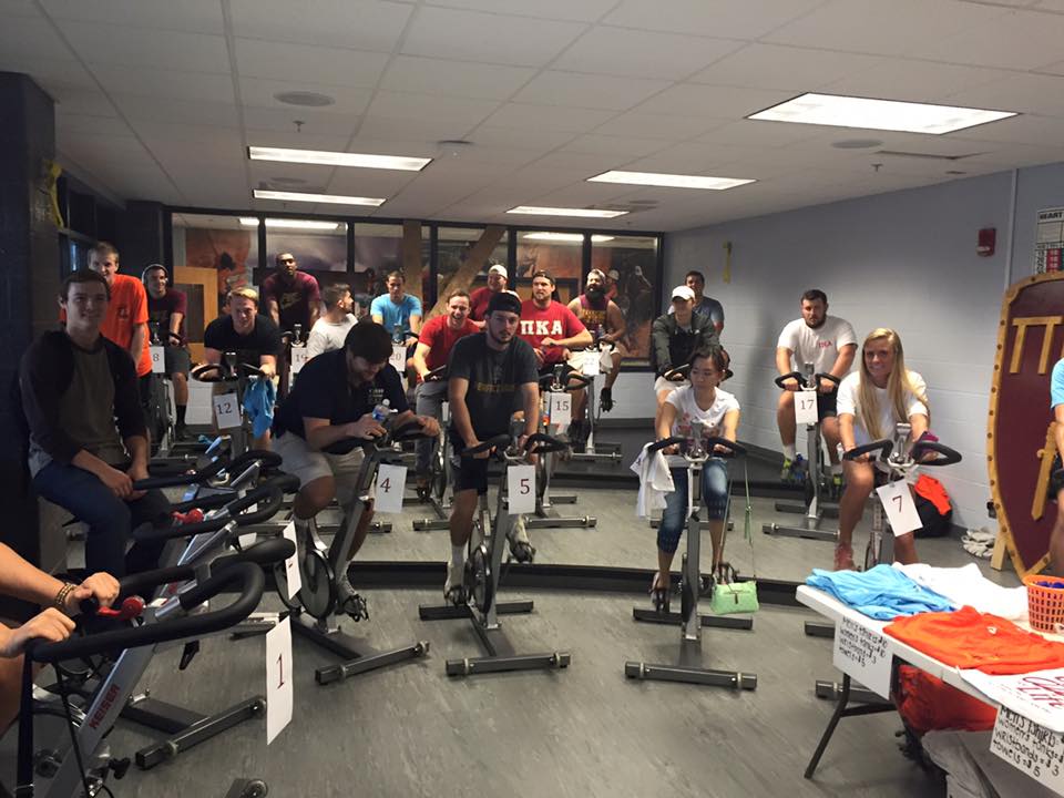 Zeta Iota Chapter Hosts a Taylor Trudeau Cycle For Life Event Photograph