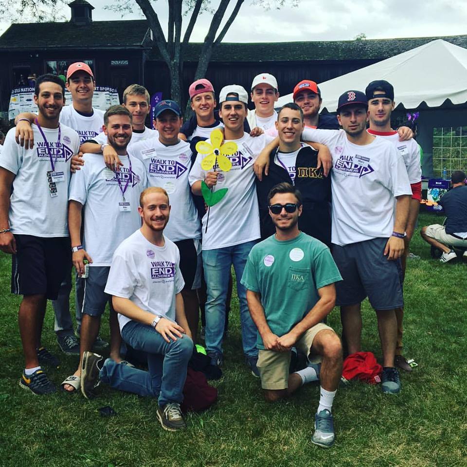 Lambda Delta Chapter Members Walk to End Alzheimer's Photograph