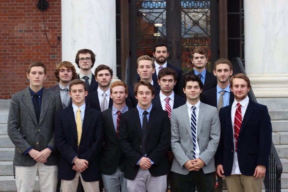 Fourteen Lambda Delta Chapter Members Photograph