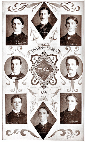 Gamma Chapter Members Composite Photograph, 1899