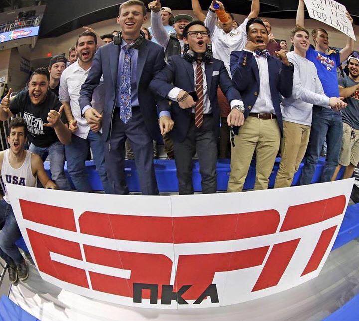 Eta Upsilon Chapter Members At A University Sports Game Photograph