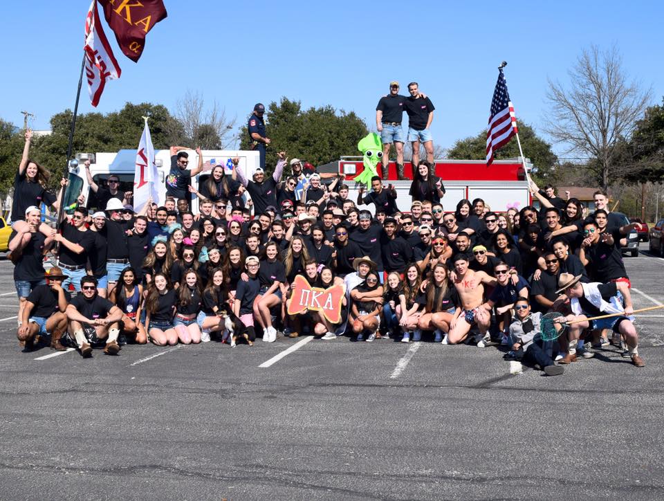 Eta Upsilon Chapter Hosts A Social With A Women's Fraternity Photograph