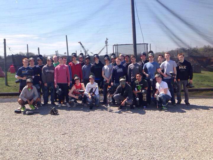 Sigma Chapter Pikes Play Paintball Photograph