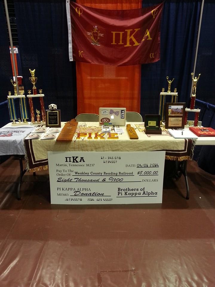 Epsilon Sigma Chapter Donates to Weakley County Reading Railroad Photograph