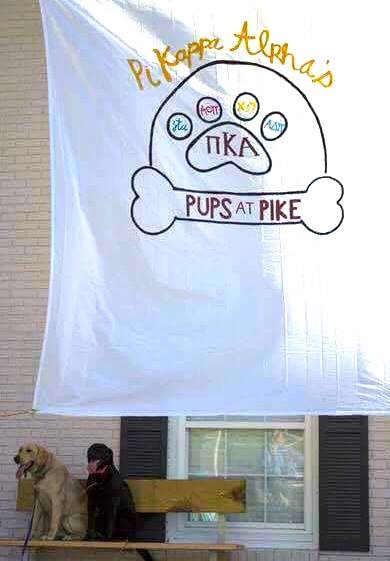 Pi Kappa Alpha's Pups at Pike Event Banner Photograph
