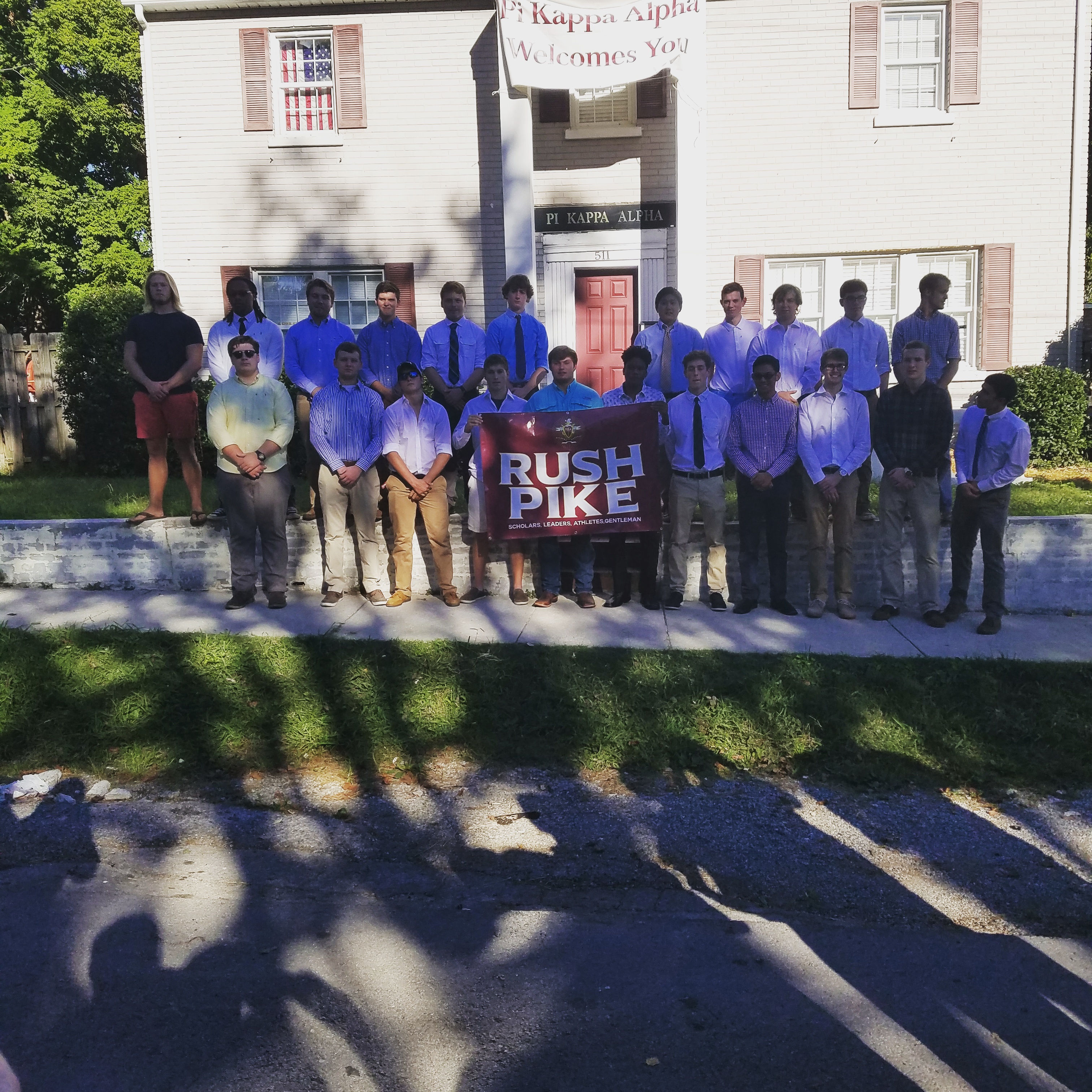 Theta Upsilon Chapter Members During Rush Week Photograph