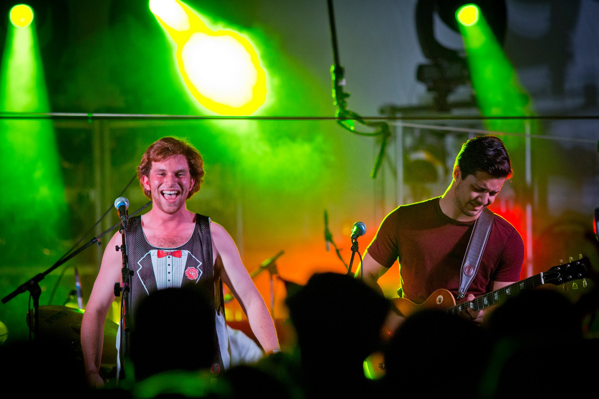 Two Theta Chapter Members Give A Music Performance Photograph