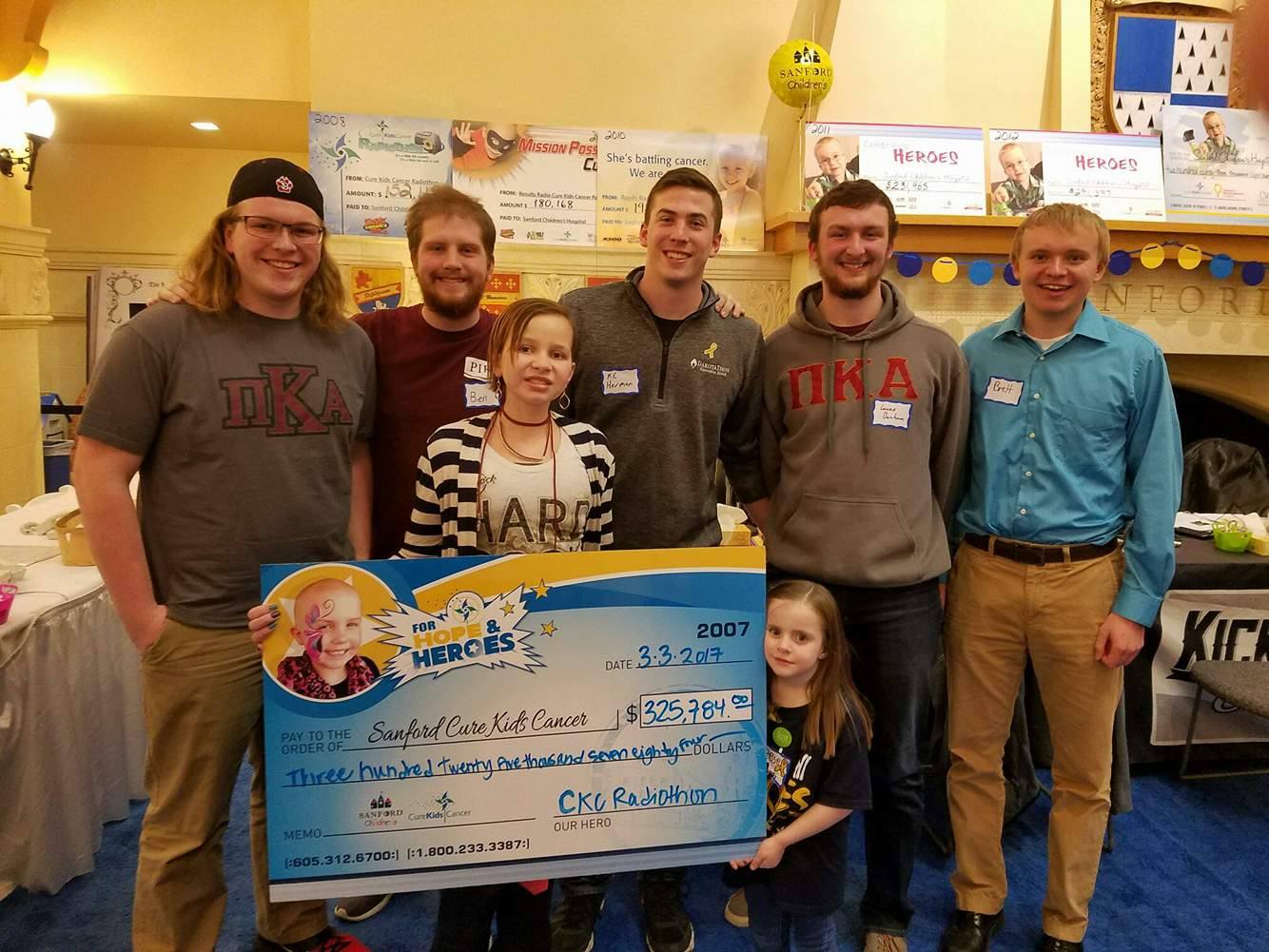 Five Kappa Pi Pikes Visit The Sanford Health Foundation Photograph, 2017