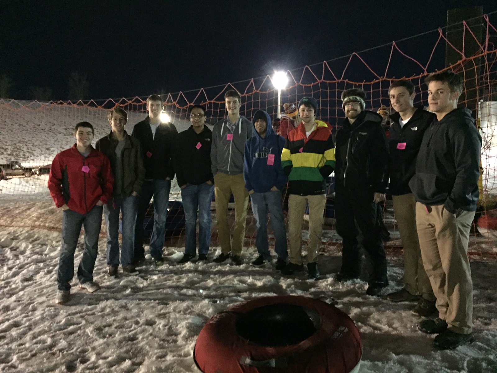 Kappa Pi Chapter Members Go Tubing Photograph