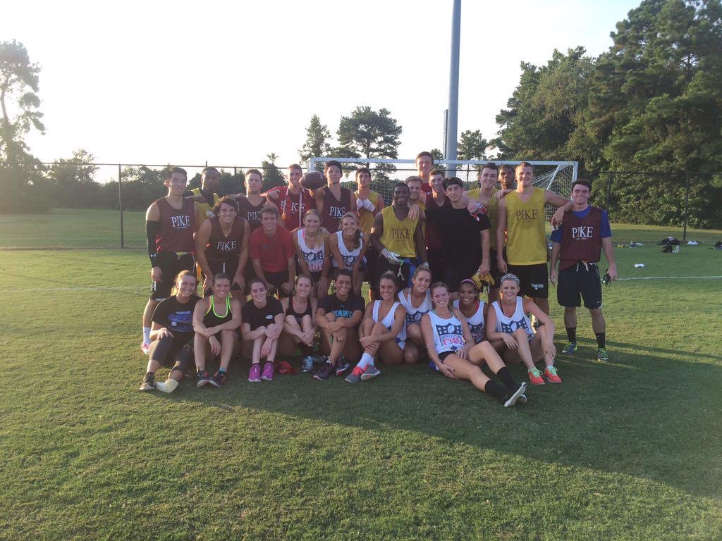 Kappa Rho Pikes and A Women's Fraternity Play A Sport Photograph