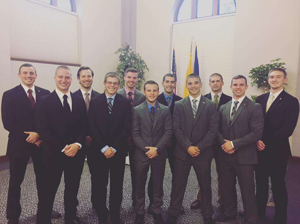Eleven Epsilon Upsilon Chapter Members Photograph