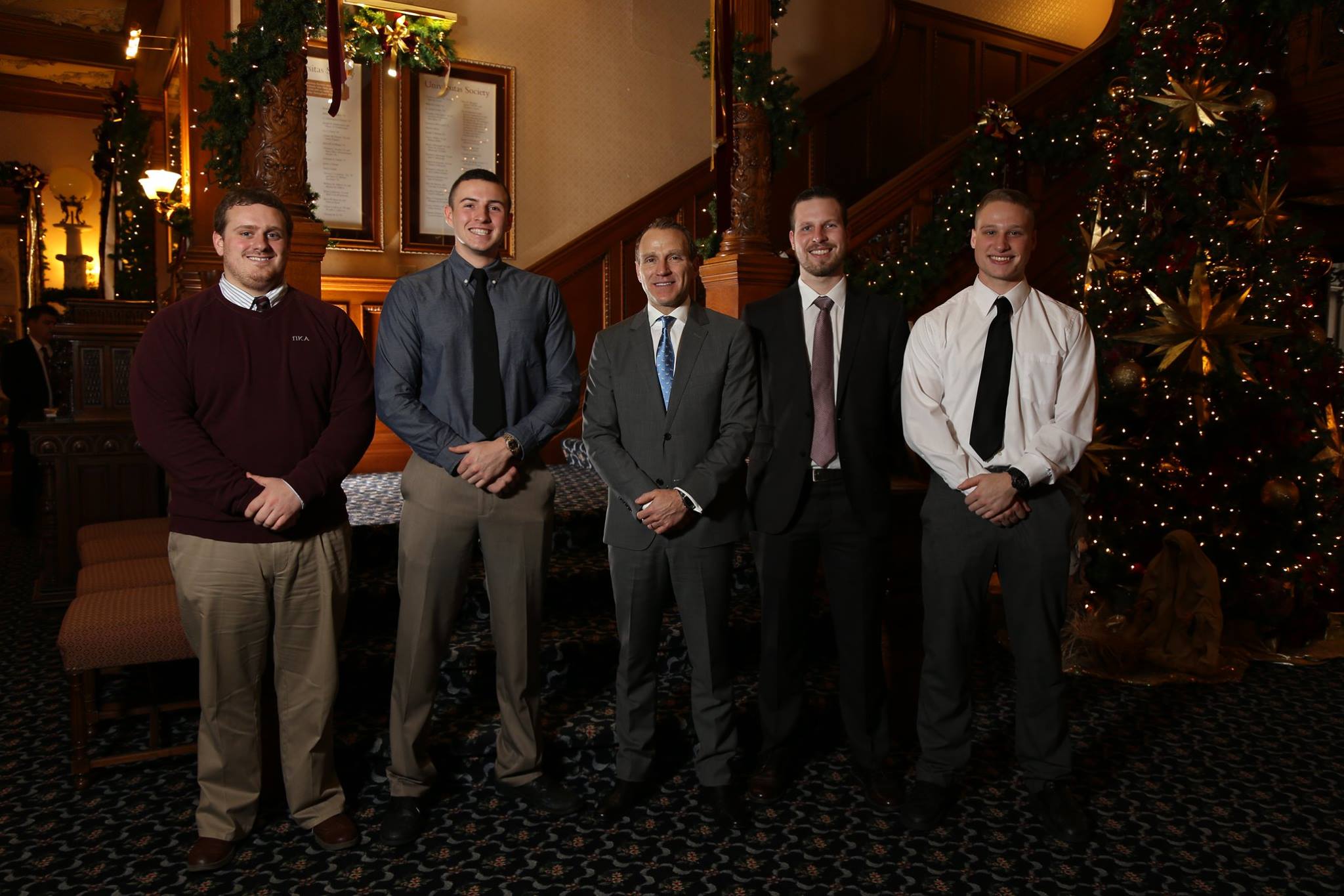 Five Epsilon Upsilon Chapter Alumni Photograph