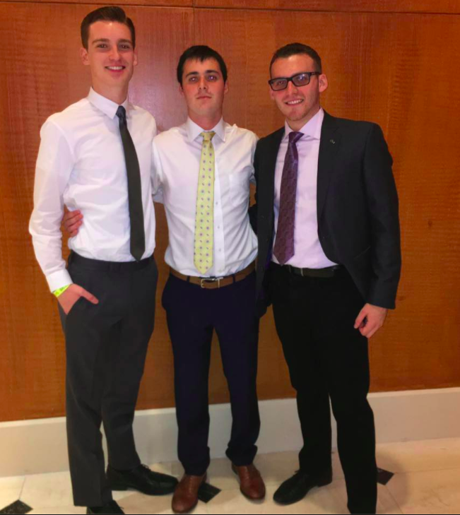 Three Unidentified Lambda Zeta Chapter Members Photograph