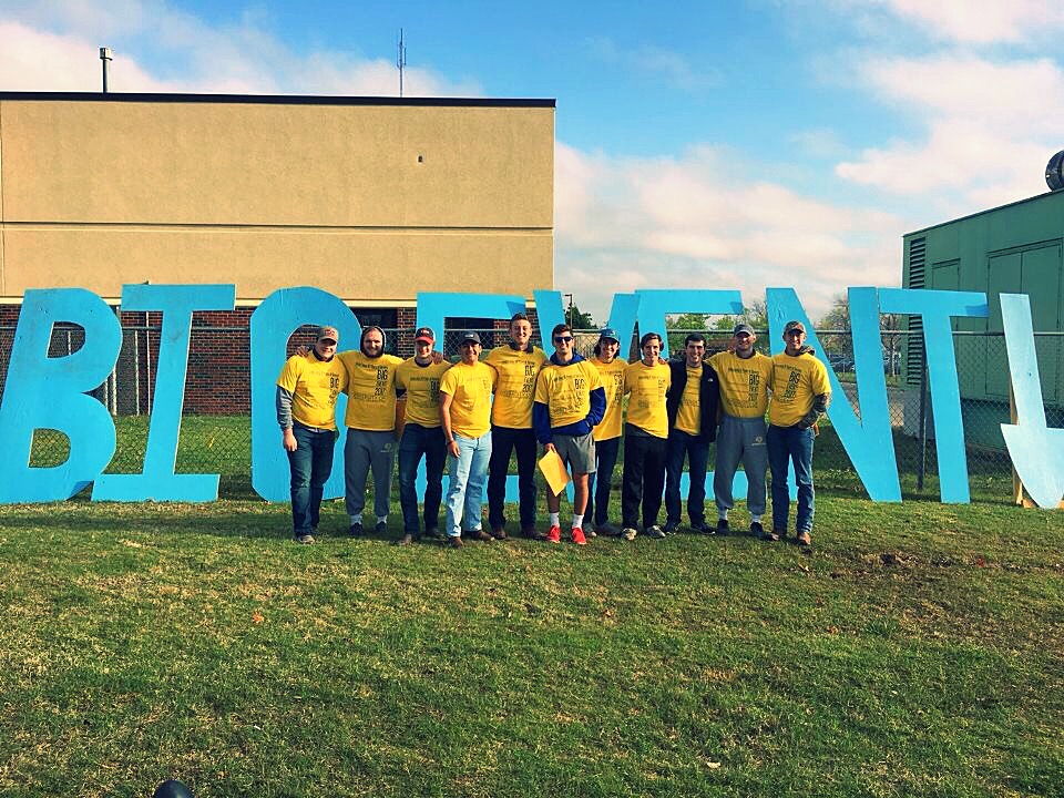 Eleven Lambda Iota Chapter Members During The Big Work Event Photograph