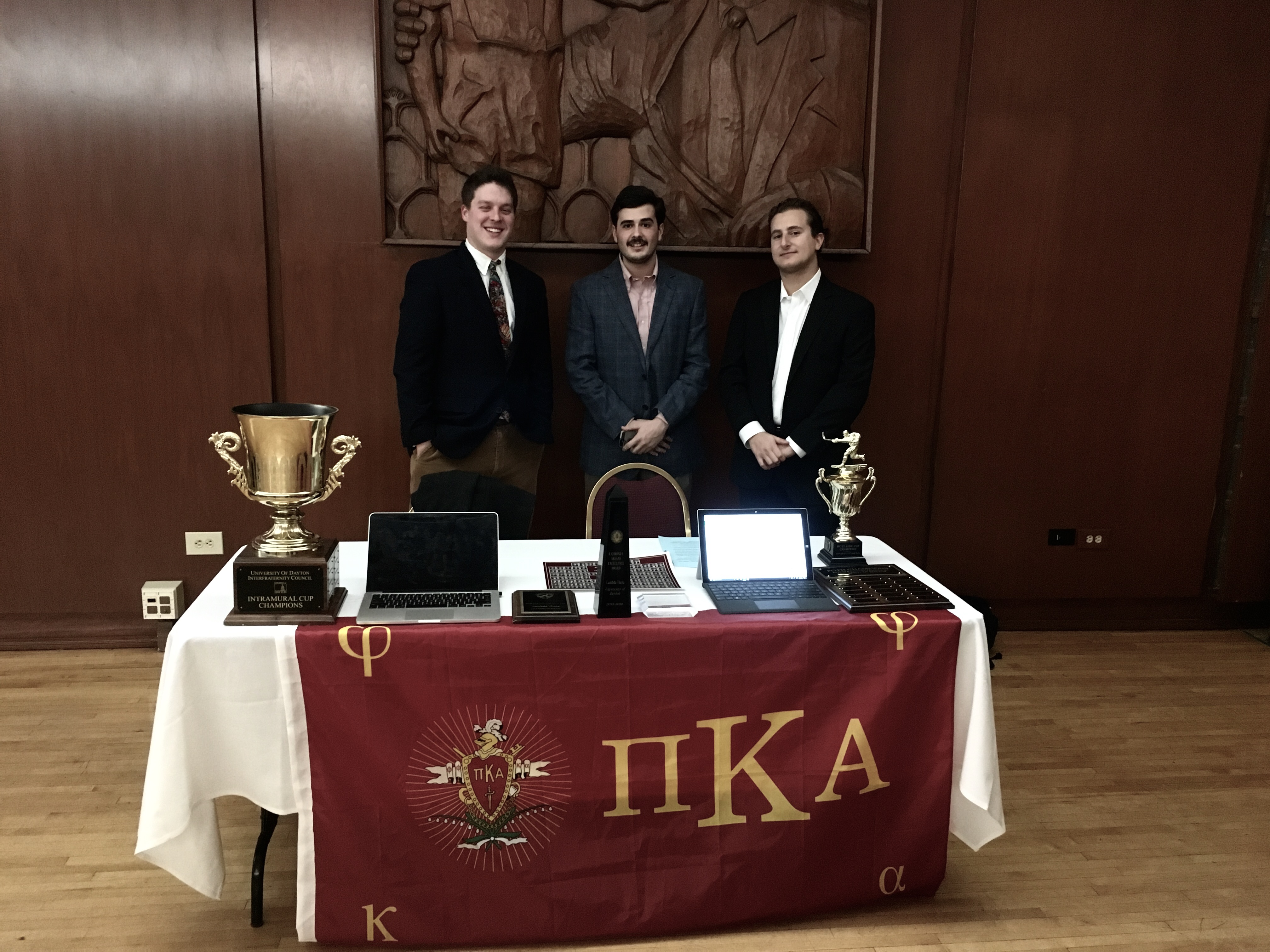 Three Lambda Theta Chapter Members Recruit For Pike Photograph
