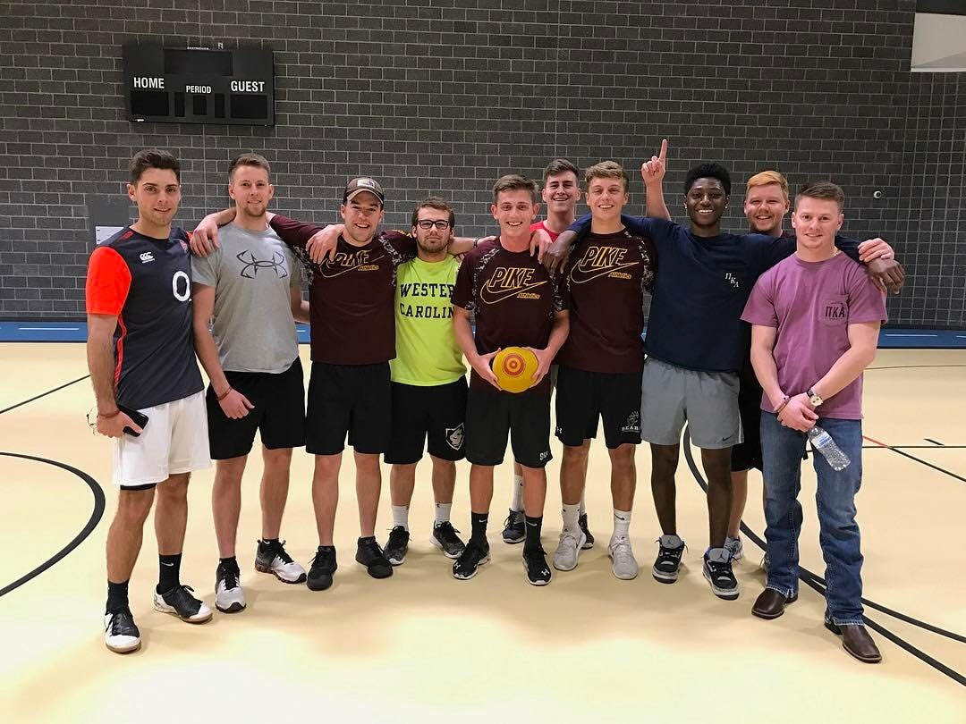 Lambda Rho Chapter Dodgeball Champions Photograph